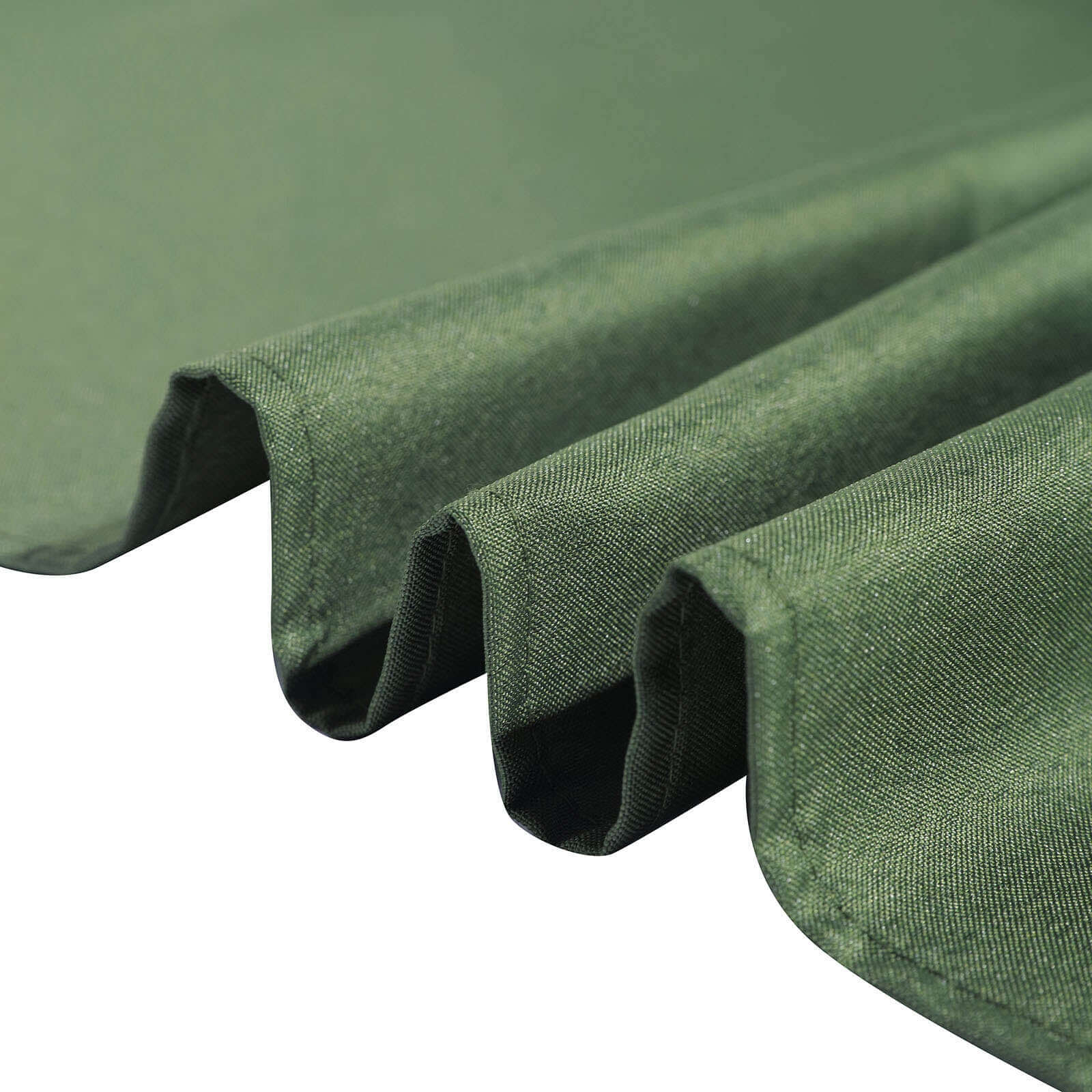 Olive Green 70x70 Wrinkle-Resistant & Durable Polyester Square Table Overlay