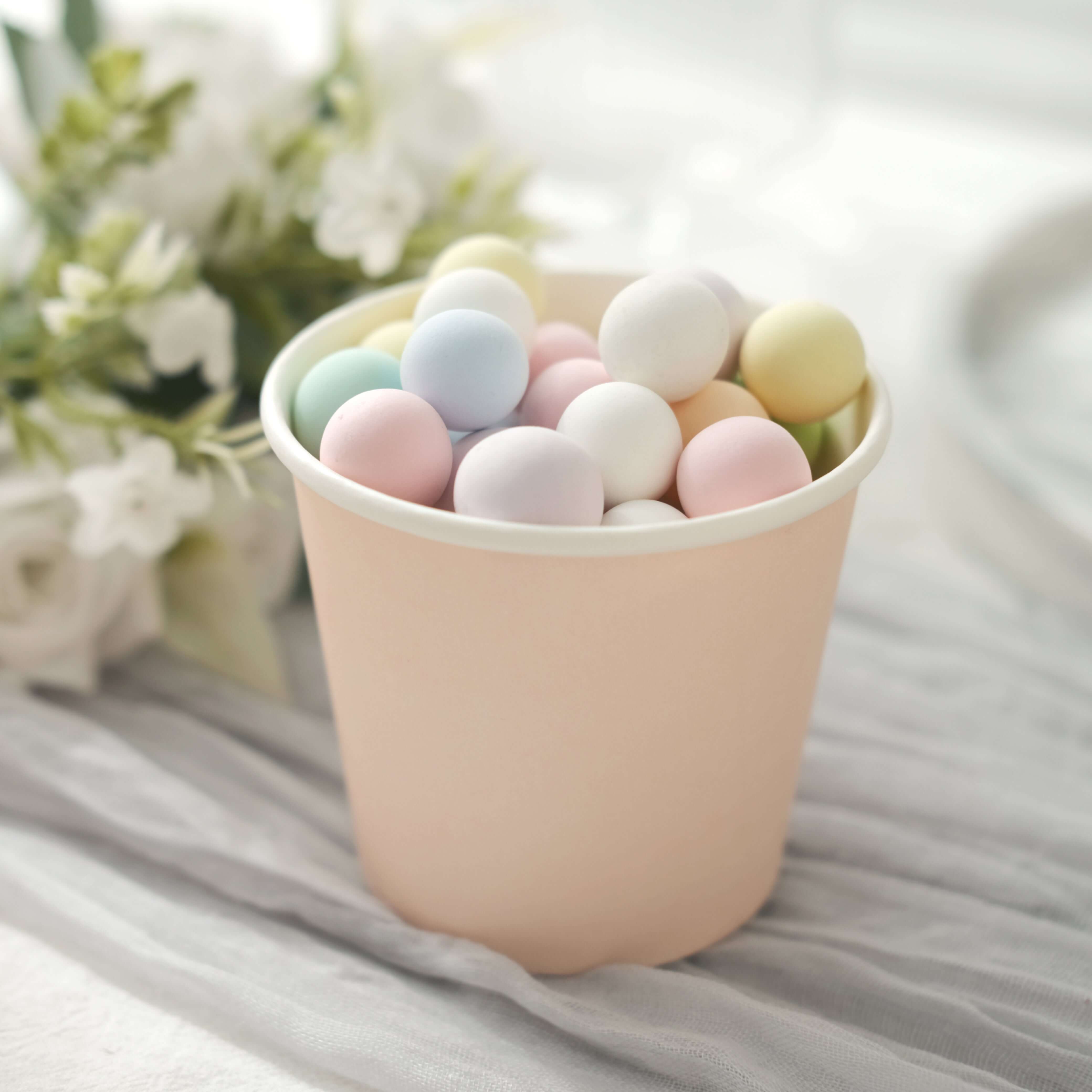 Great Deal! 50-Pack of 10oz Eco-Friendly Blush Paper Dessert Cups for Ice Cream and Yogurt