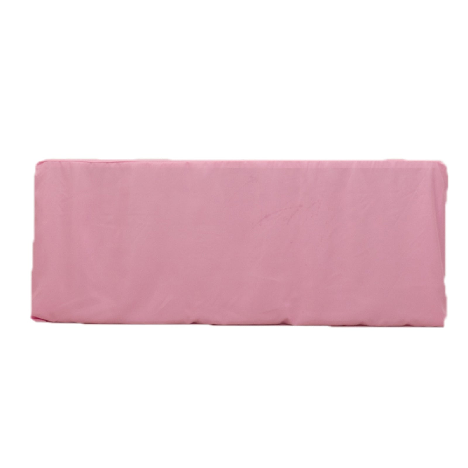 Durable and Easy - care Pink Polyester Fitted 72x30 Rectangle Tablecloth