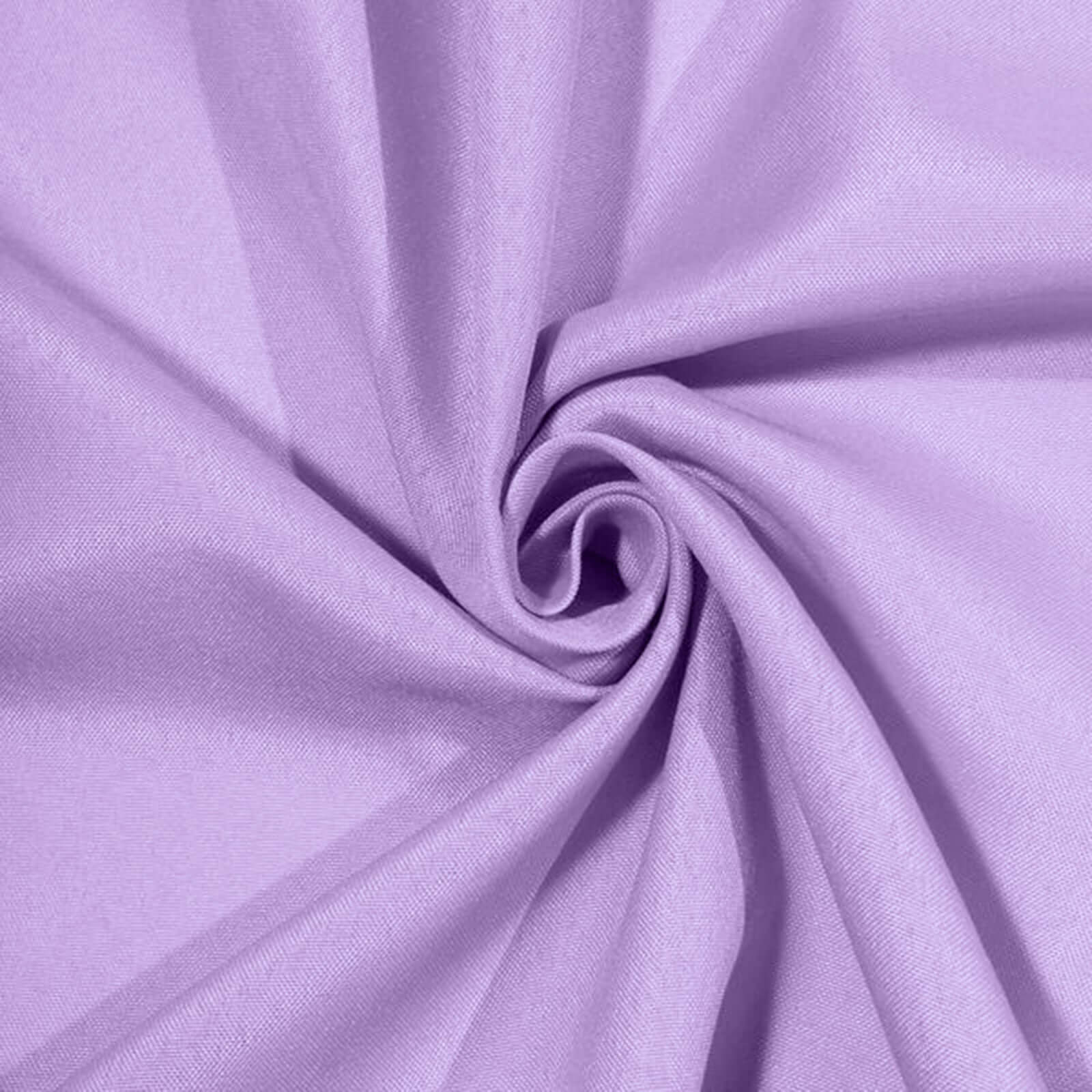 Wrinkle-Resistant & Durable 54x54 Polyester Square Tablecloth in Lavender Lilac