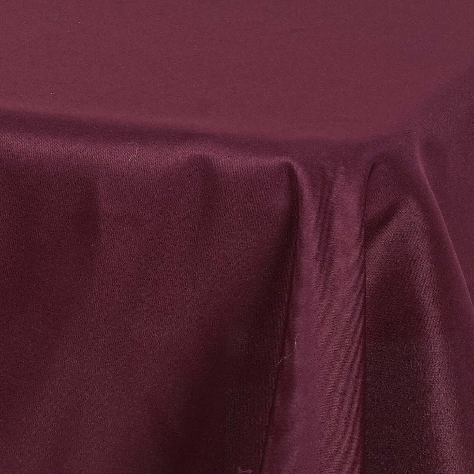 Wrinkle-Resistant & Durable Burgundy 54x54 Polyester Square Table Overlay
