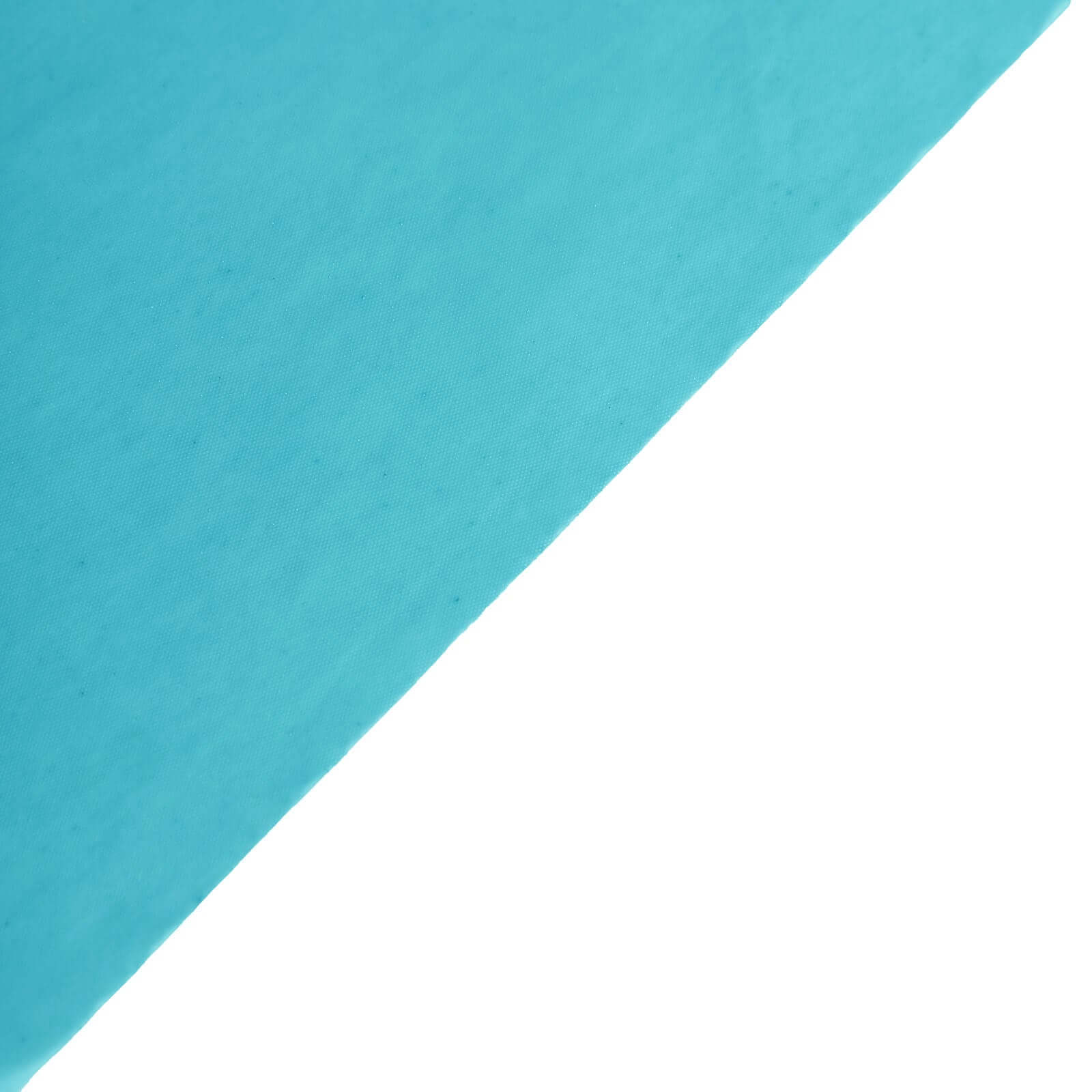 5-Pack Turquoise Rectangle Plastic Table Covers - Durable & Reusable PVC Disposable Covers for Gatherings