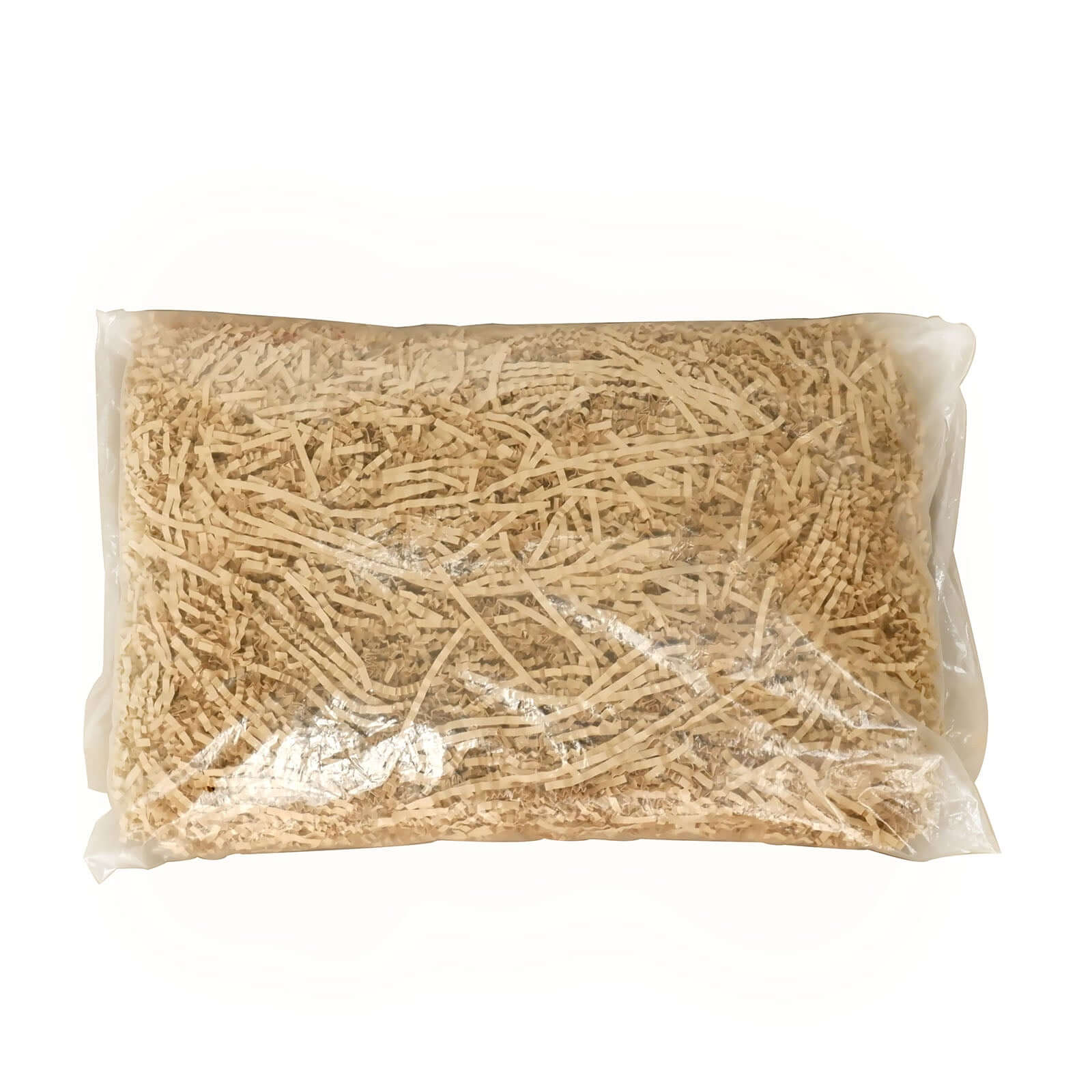 8oz 3mm Natural Brown Crinkle Cut Kraft Paper Shred for Gift Baskets