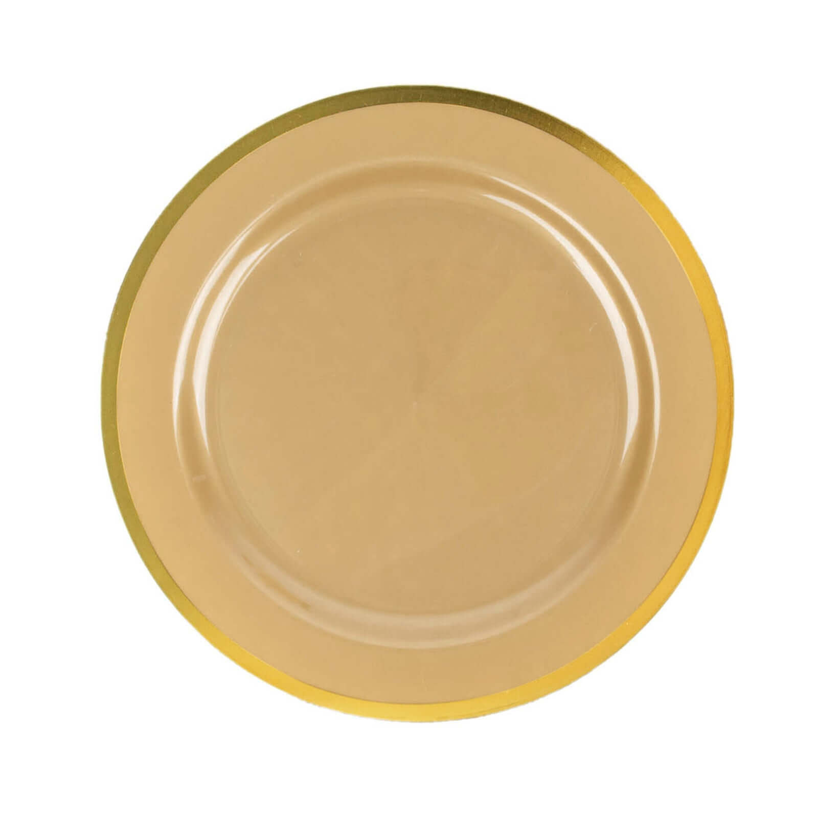 Hot Deal! 10-Pack Gold Plastic 10-Inch Disposable Dinner Plates for Special Events