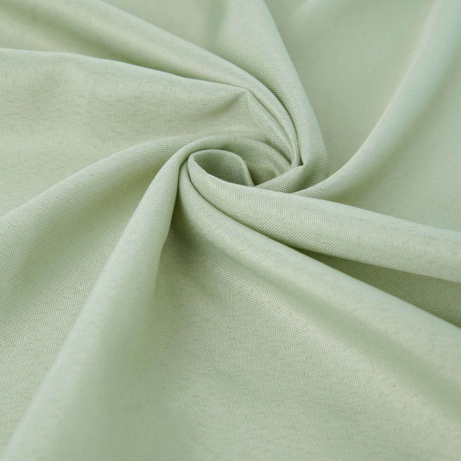 Durable & Wrinkle-Resistant 54x54 Sage Green Polyester Square Tablecloth