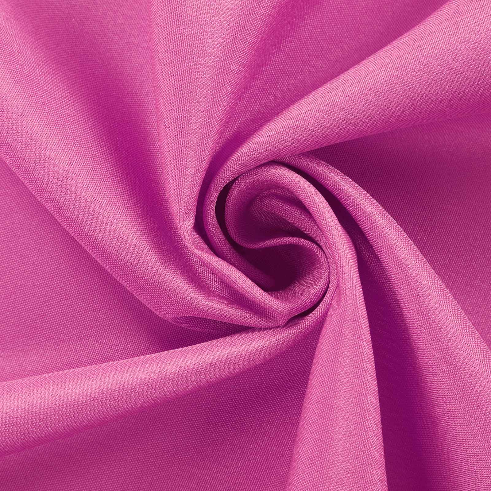 Durable & Wrinkle-Resistant Fuchsia 54x54 Polyester Square Tablecloth