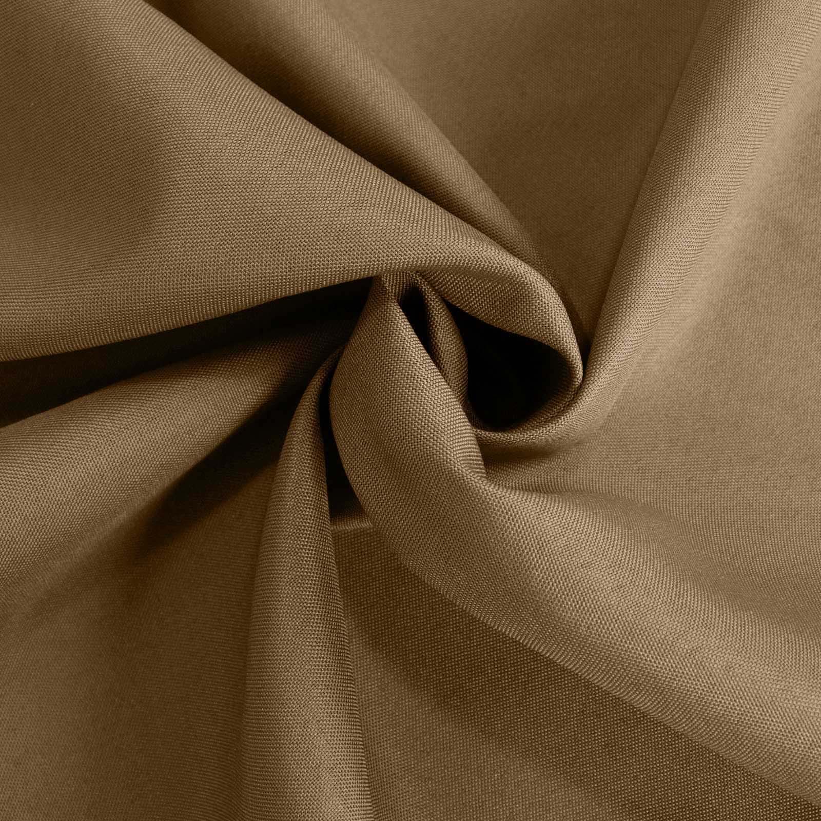 Wrinkle-Resistant & Durable 70x70 Polyester Square Tablecloth in Taupe - Ideal for Various Events