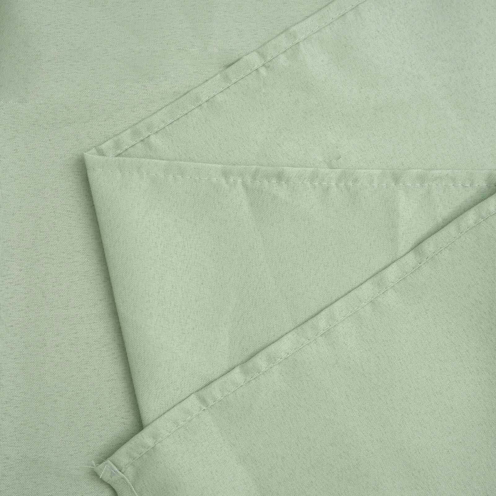Durable and Stylish Sage Green Polyester 60x102 Rectangle Table Cover