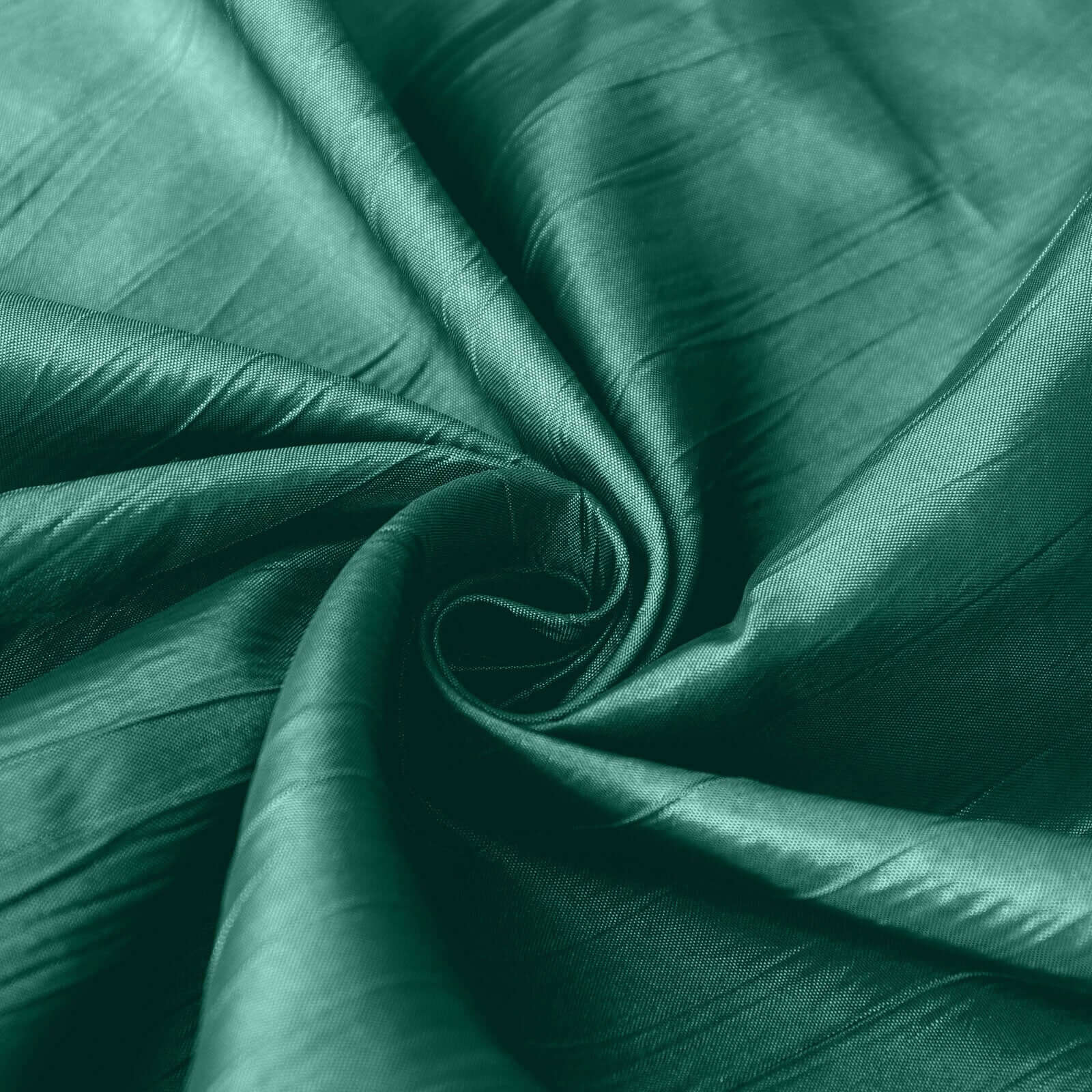 Exclusive Hunter Emerald Green Crinkle Taffeta Rectangle Tablecloth 90x156 - Ideal for Events