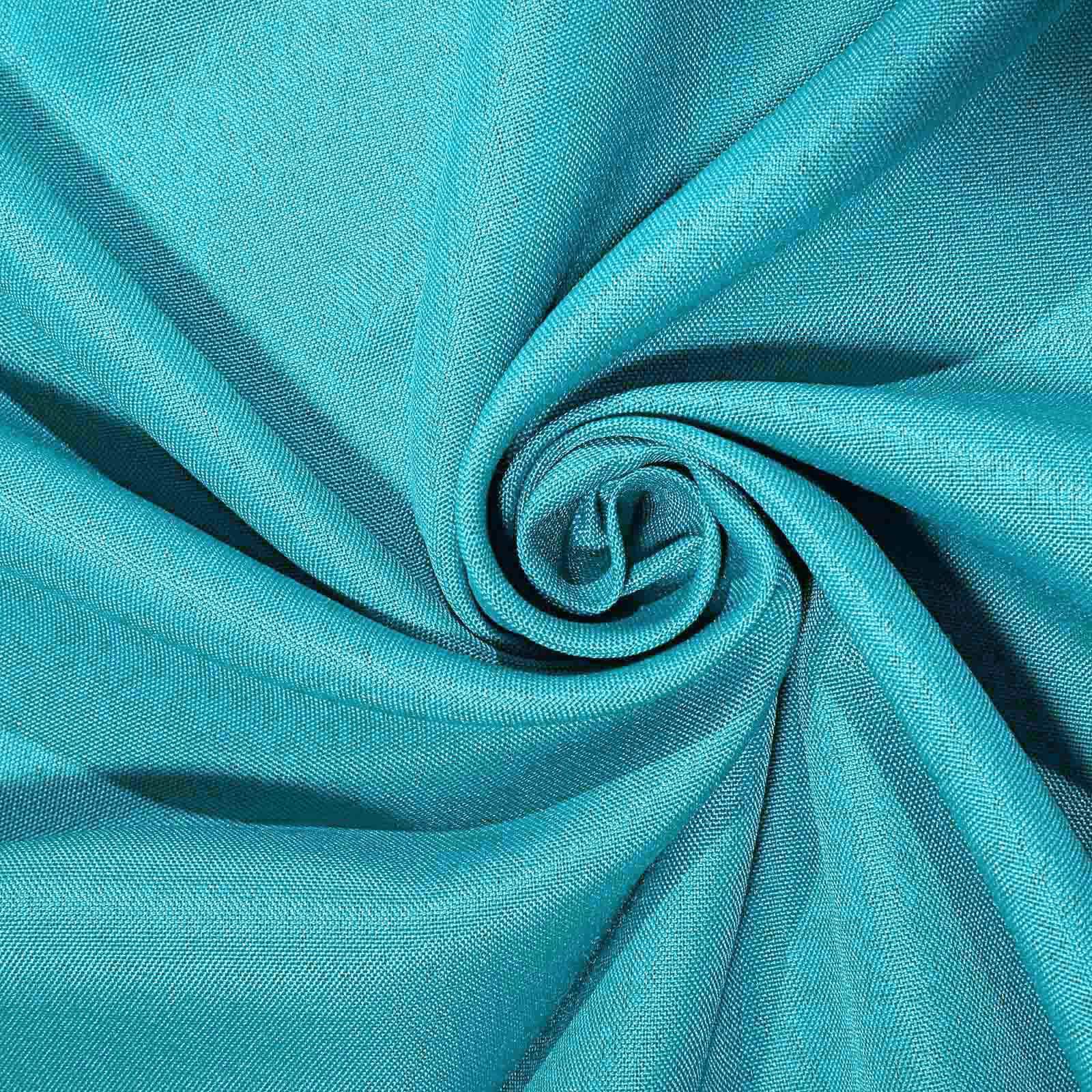 Turquoise 54x54 Polyester Square Table Overlay - Wrinkle-Free & Durable Table Cover