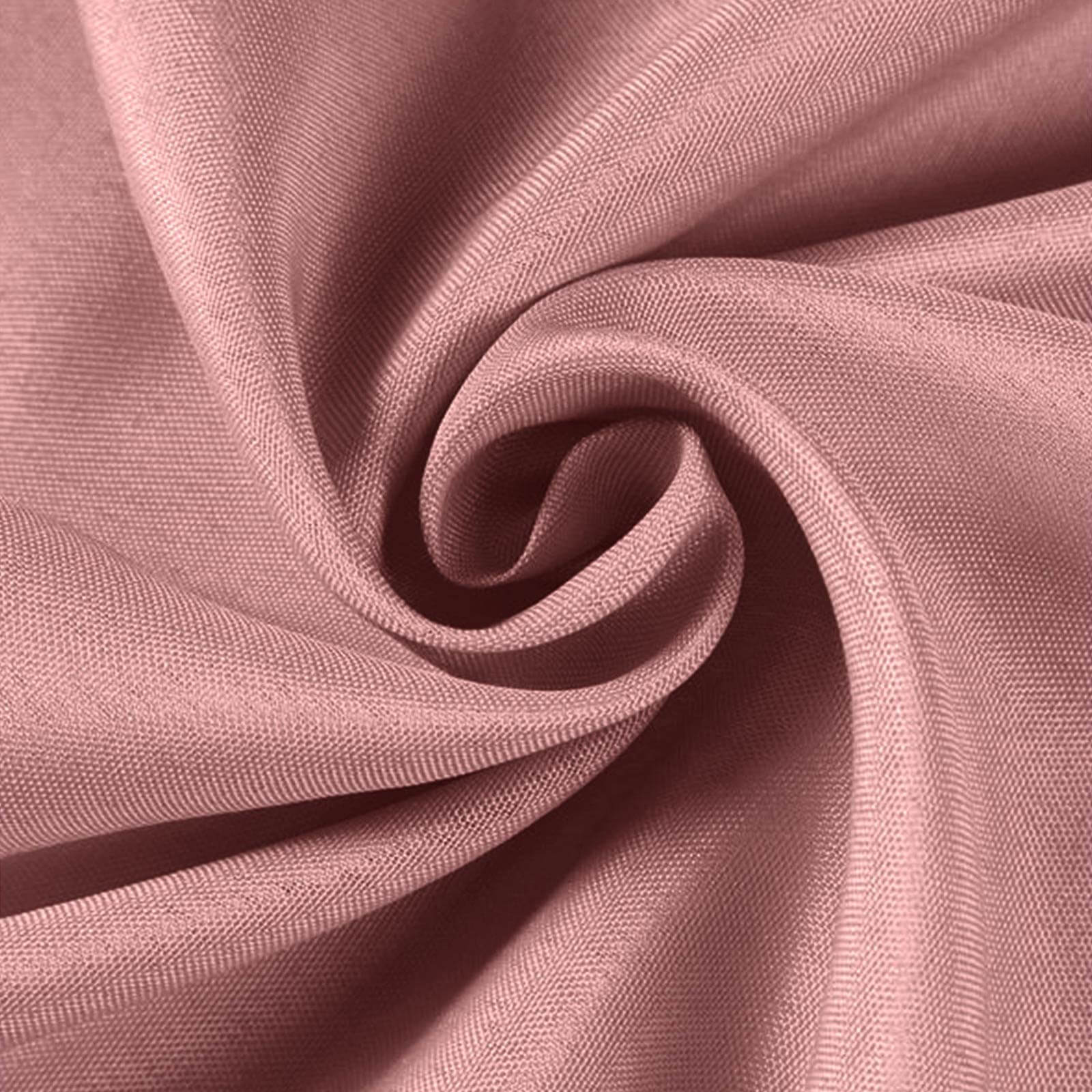 Dusty Rose Polyester 54x54 Wrinkle-Resistant & Durable Square Table Overlay - Ideal for Events!