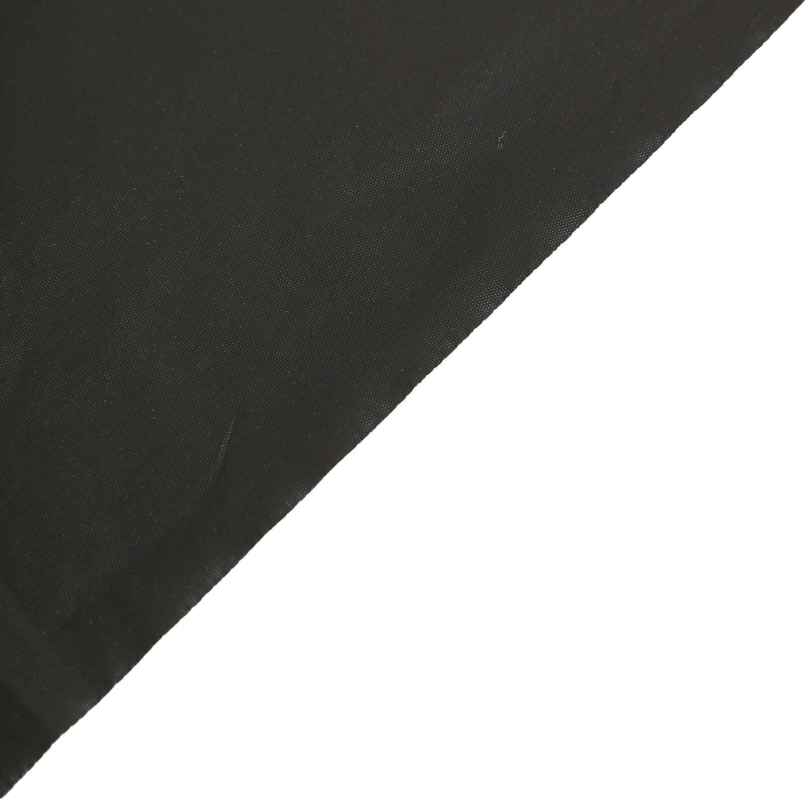 Hot Deal! 5-Pack Black PVC Disposable Rectangle Table Covers 54x108