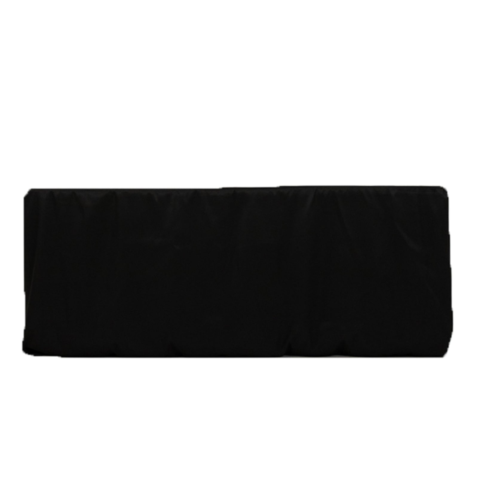 Durable 220GSM Black Premium Polyester Fitted 6ft Rectangle Tablecloth