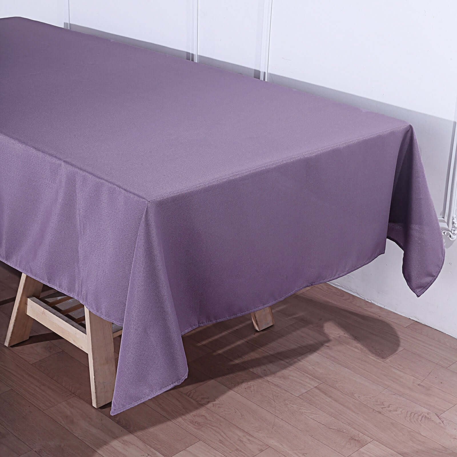 Stylish & Durable Violet Amethyst Polyester 60x102 Rectangle Tablecloth - Great Deal