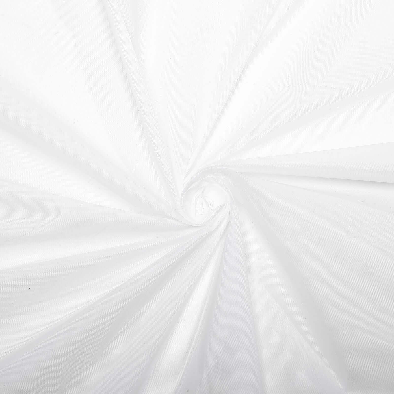 5-Pack Disposable PVC White Rectangle Table Covers with Gold Confetti Dots - Ideal for Events