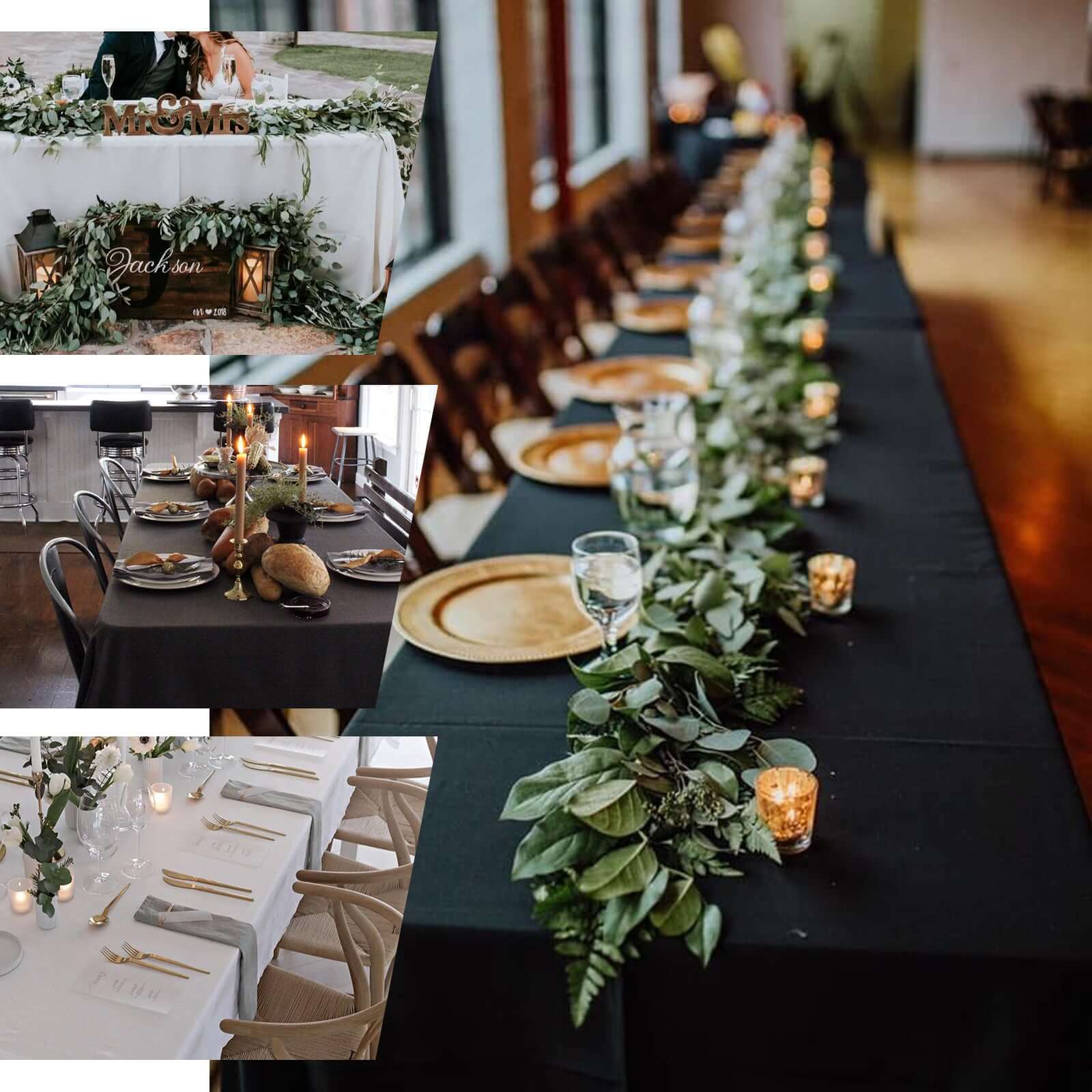 Exclusive White 100% Cotton Rectangle Tablecloth - Soft, Breathable & Elegant