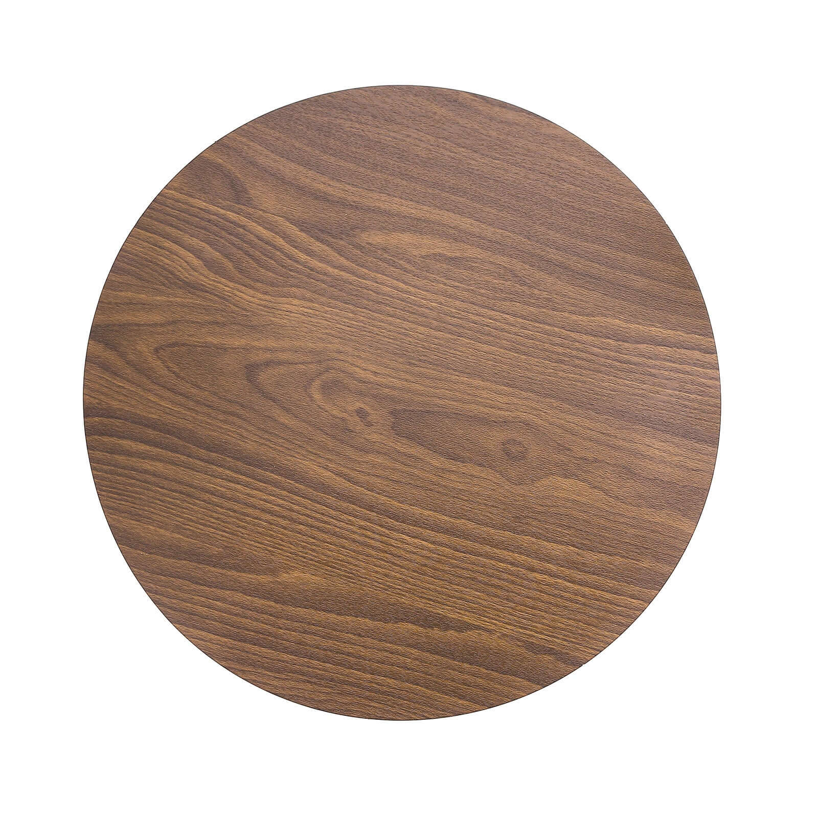 6-Piece Disposable Brown Cardboard Table Placemats with Rustic Walnut Wood Design, 13 Inches