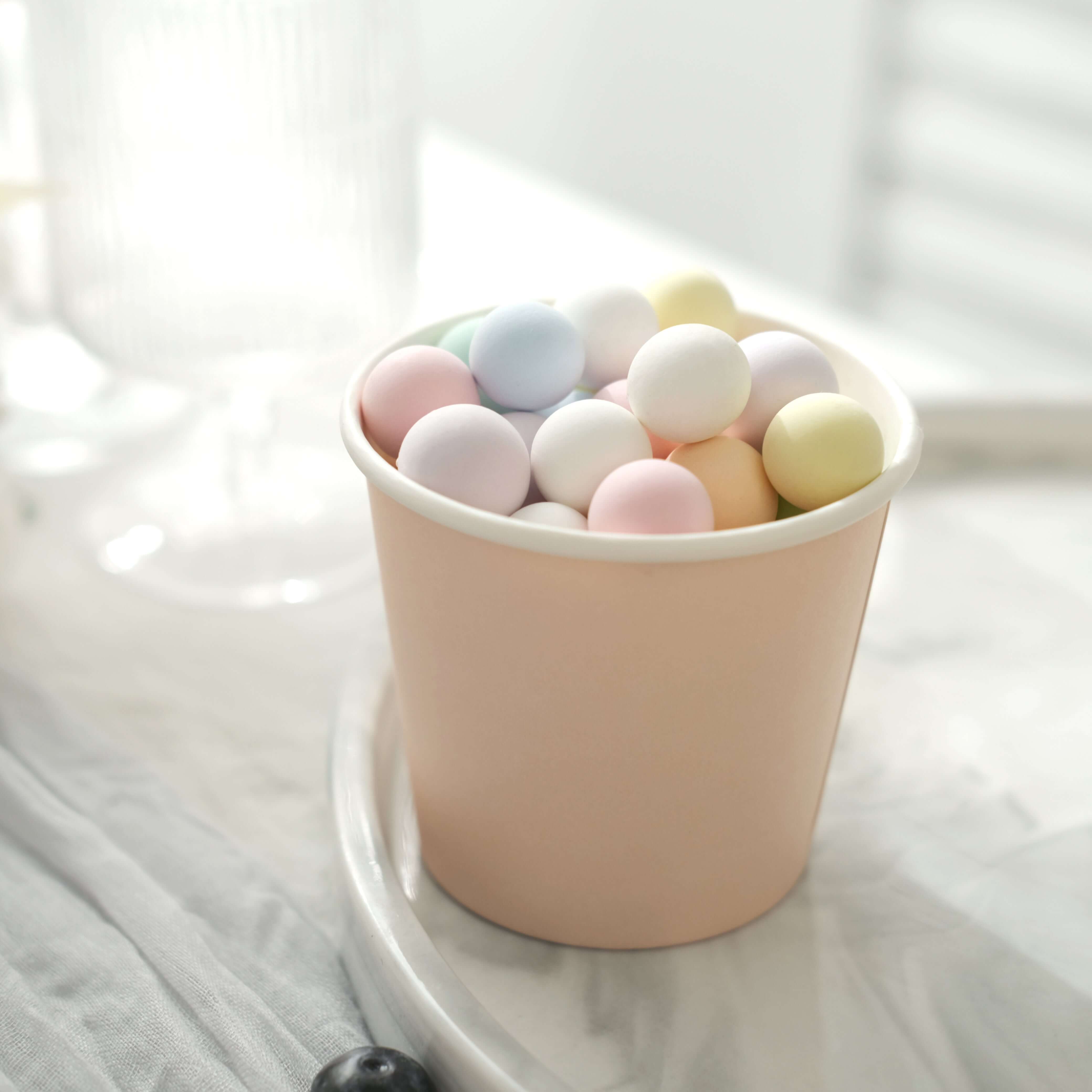 Great Deal! 50-Pack of 10oz Eco-Friendly Blush Paper Dessert Cups for Ice Cream and Yogurt