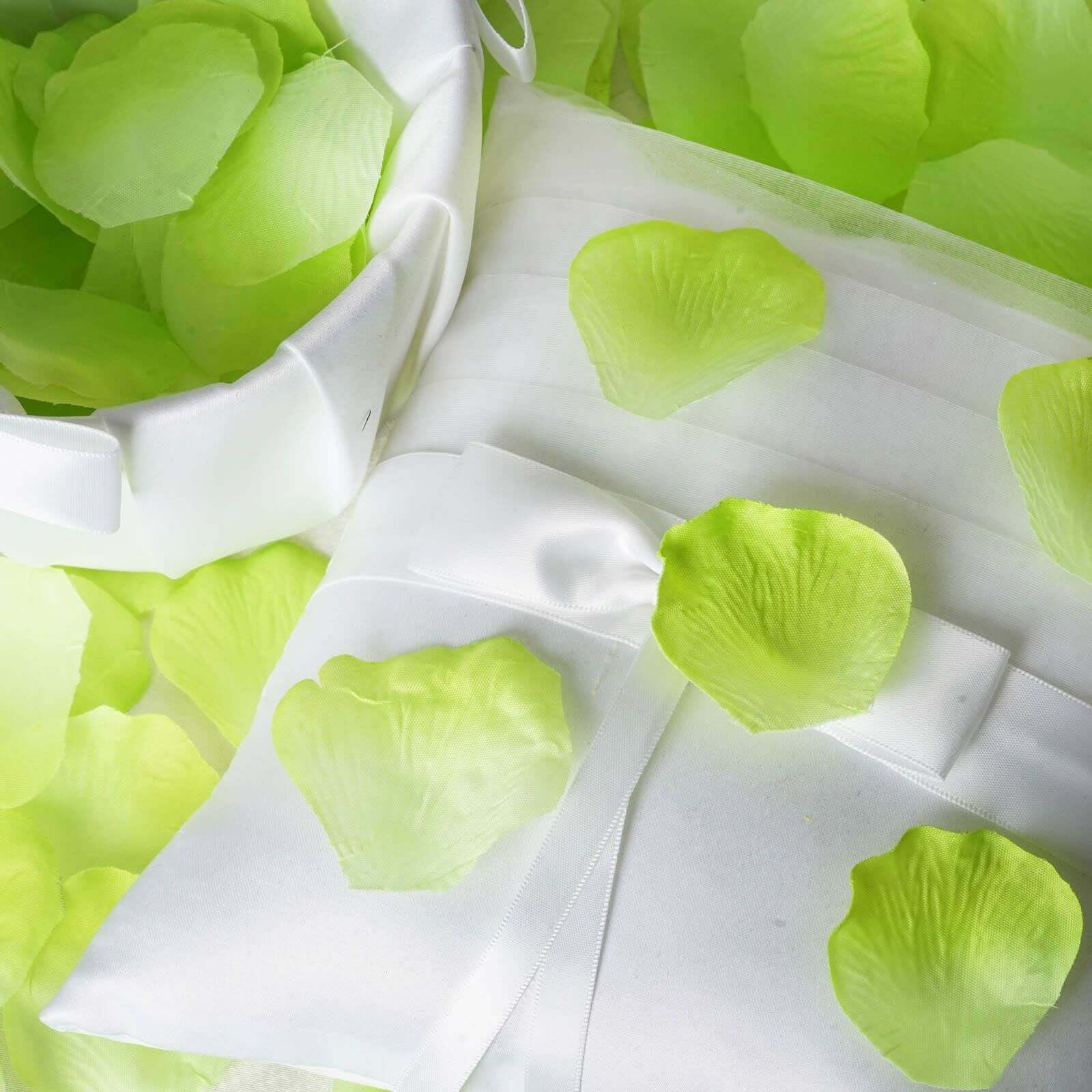 500-Piece Mint Silk Rose Petal Confetti for Table and Floor Decor