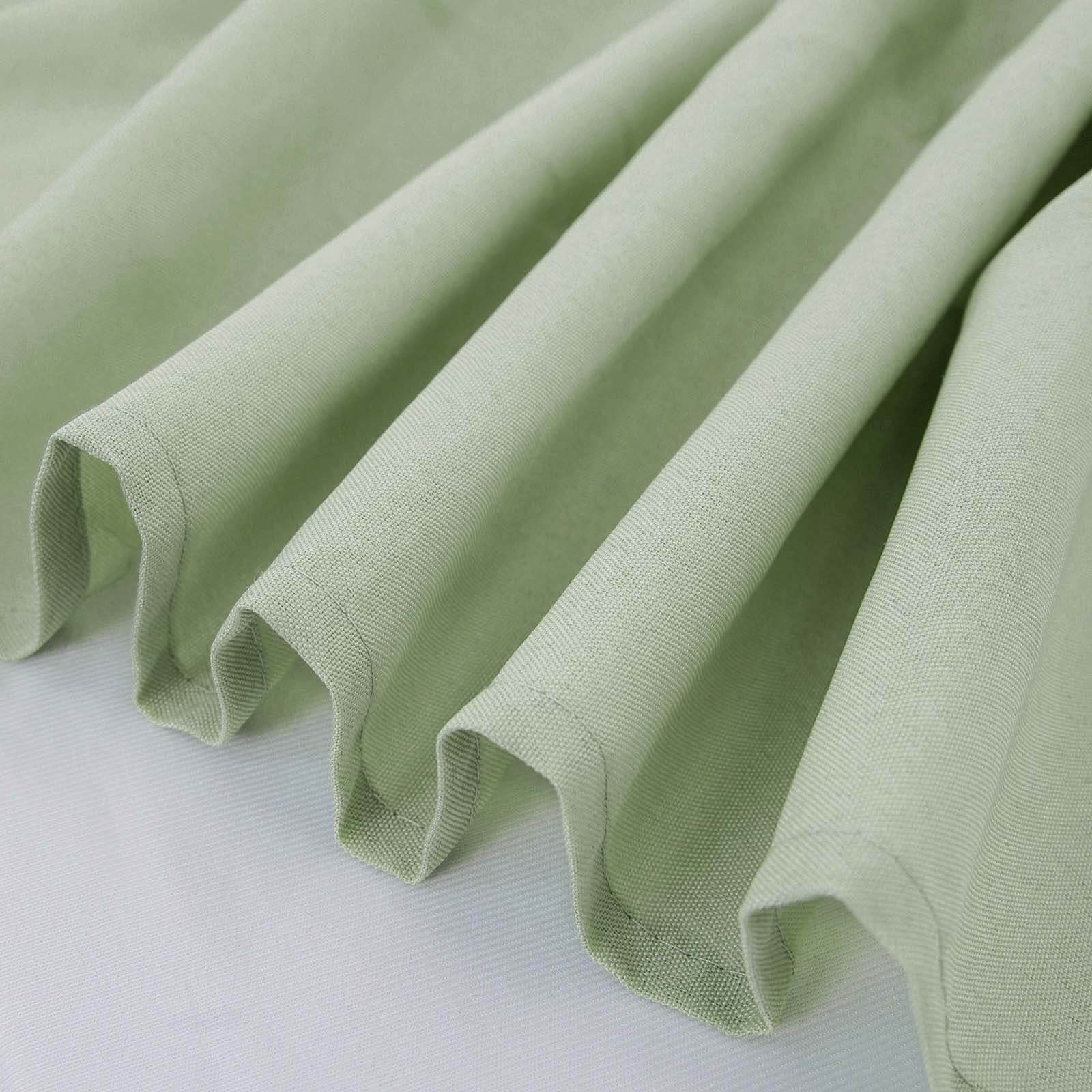 Sage Green 54x54 Wrinkle-Resistant & Durable Polyester Square Table Overlay