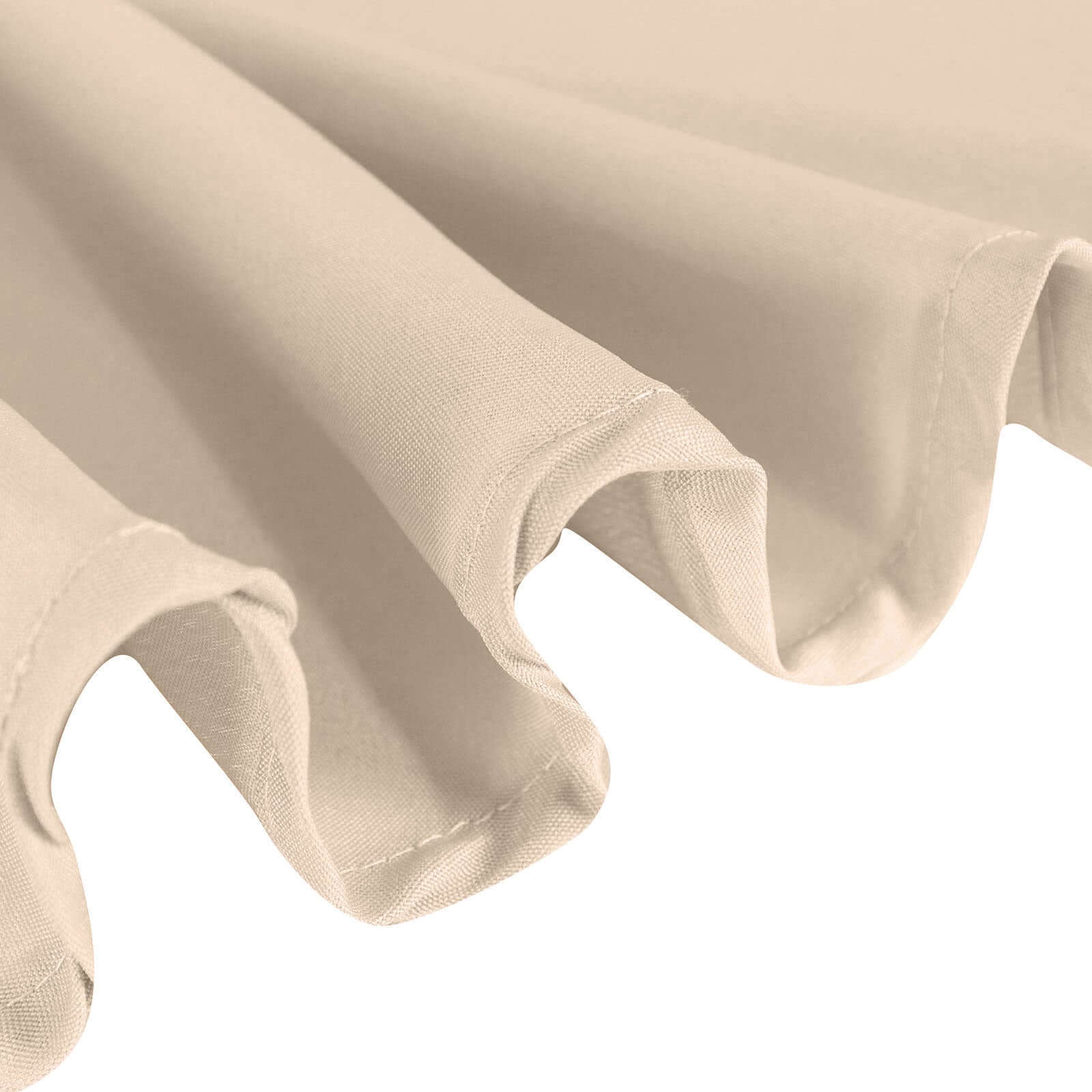 Durable & Wrinkle-Resistant Nude 54x54 Polyester Square Tablecloth - Ideal for Events