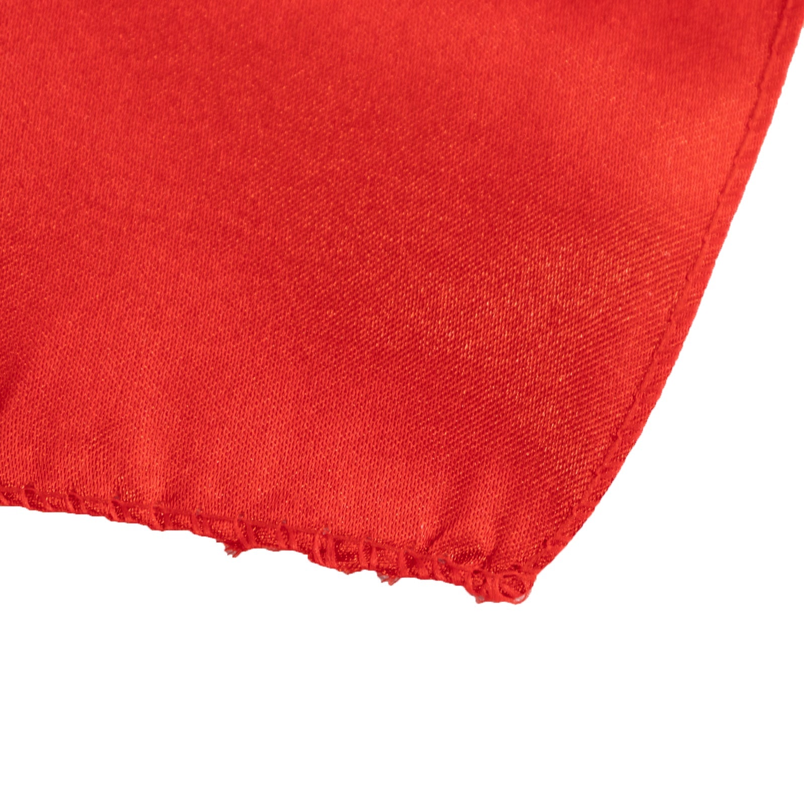 Hot Deal! Red Satin 90x90 Square Table Overlay with Smooth Finish