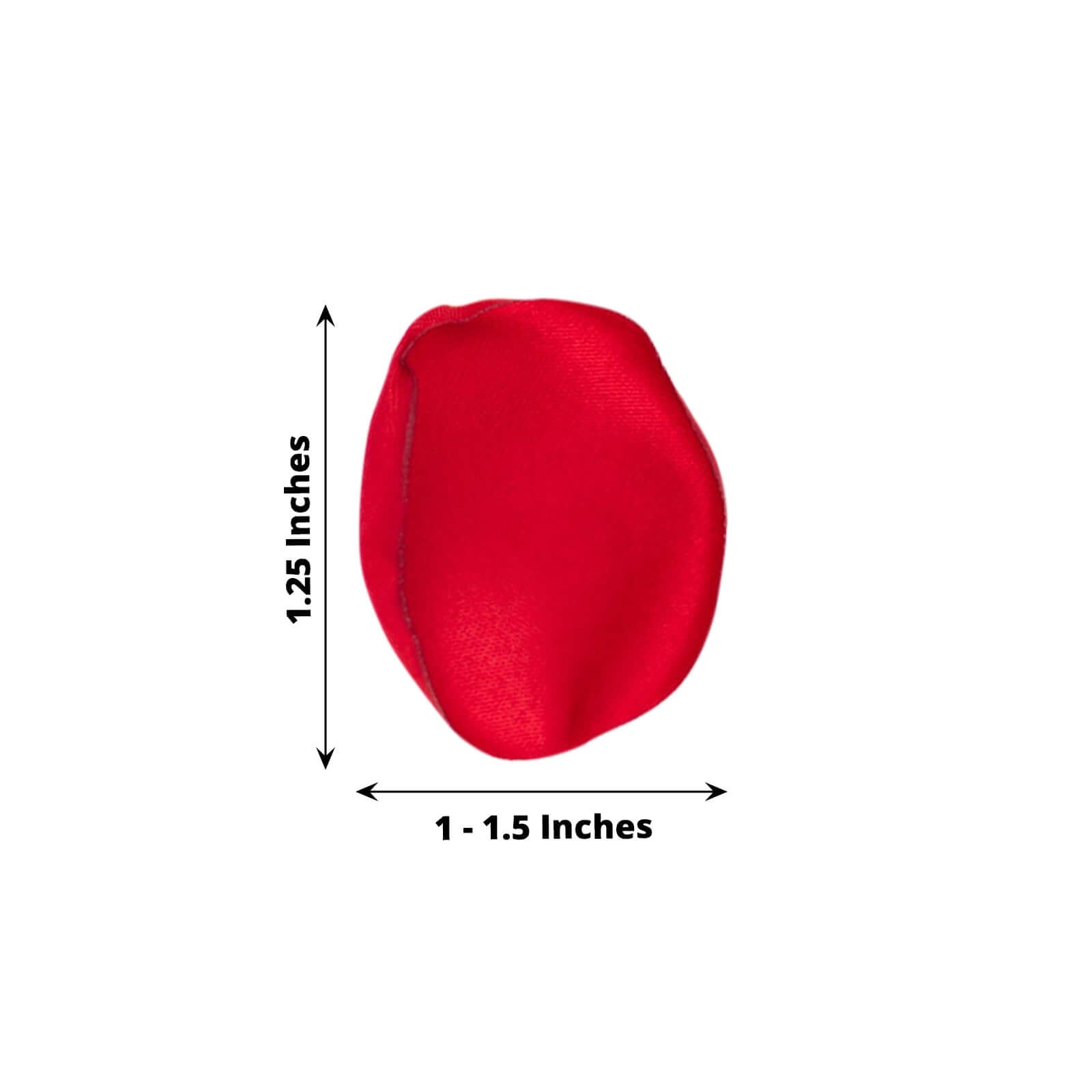 Hot! 400-Pack Red Matte Silk Round Rose Petal Confetti for Event Tables