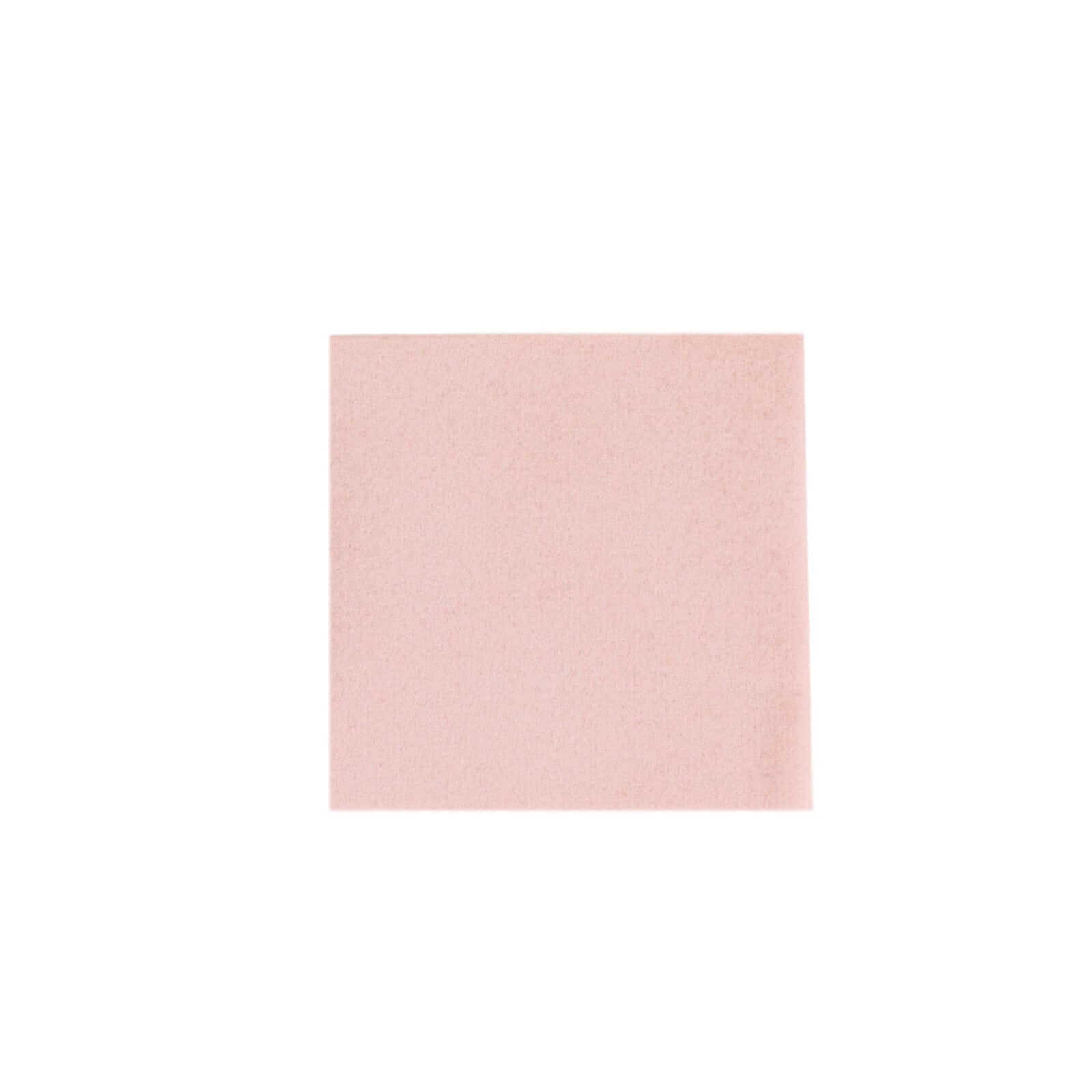 20-Piece Set of Soft Dusty Rose 5x5 Airlaid Napkins - Super Absorbent