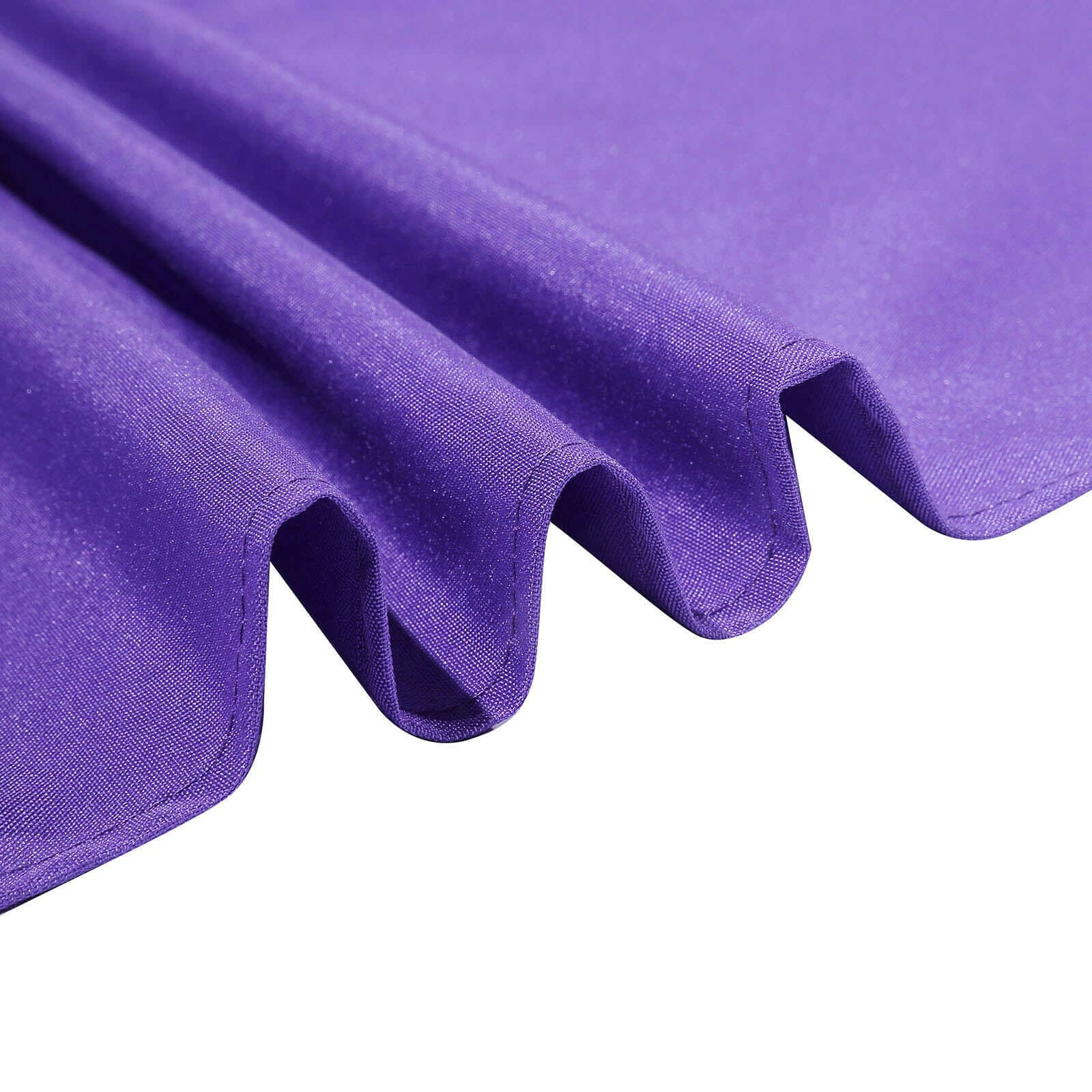 Premium Purple 90x90 Polyester Square Tablecloth - Wrinkle-Free & Durable for Events