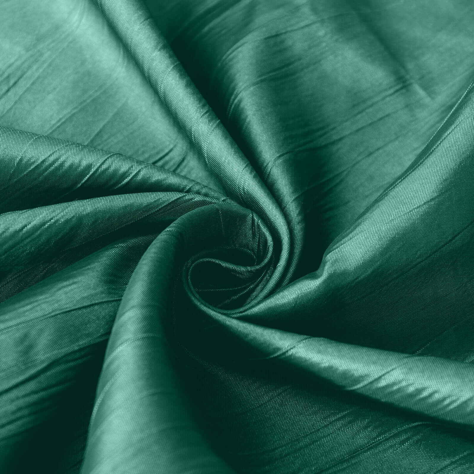 Hunter Emerald Green Crinkle Taffeta Rectangle Tablecloth 60x102