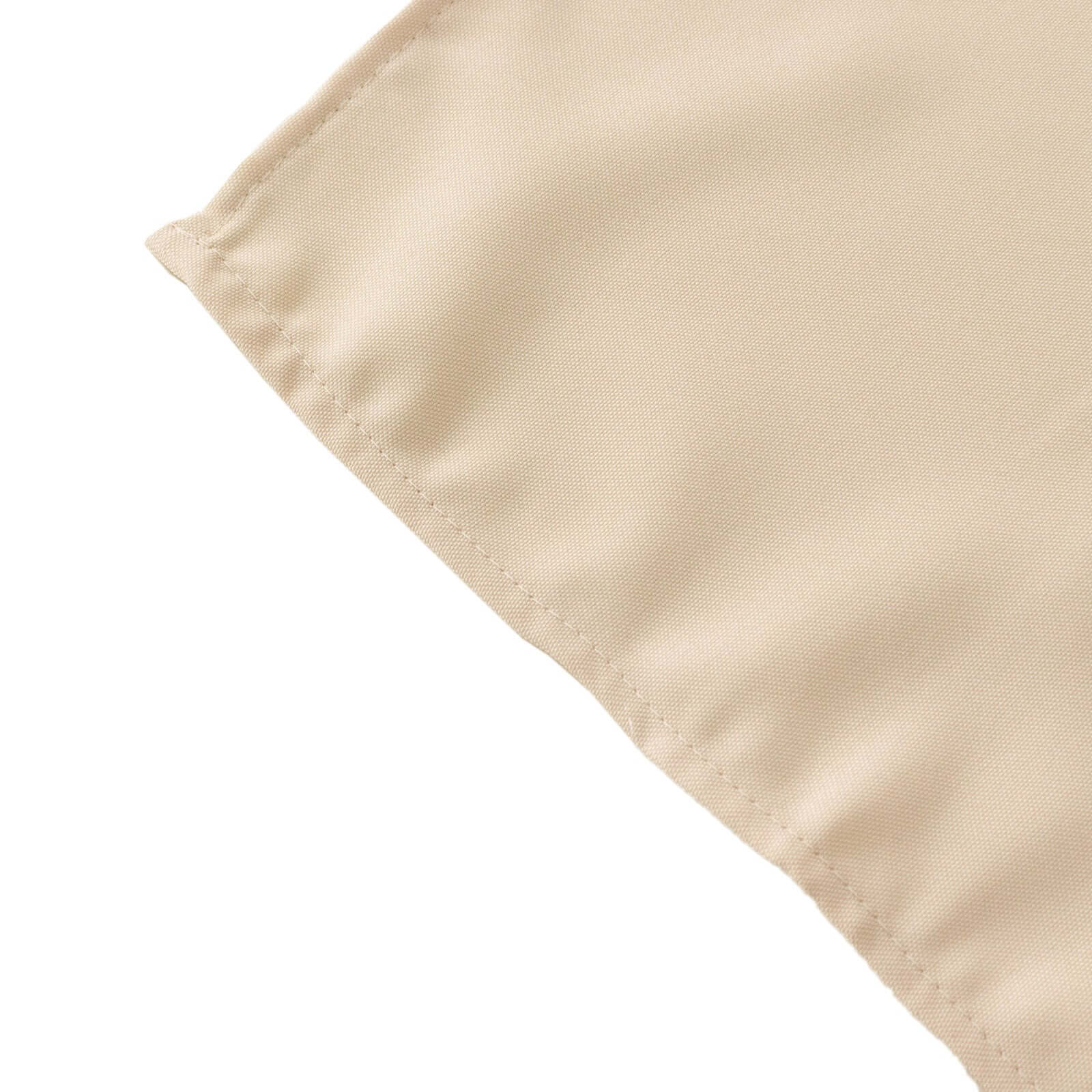 Exclusive Beige 70x70 220GSM Wrinkle-Resistant Polyester Square Tablecloth