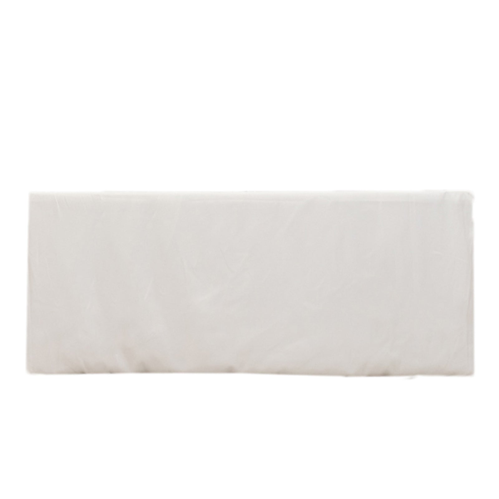 Exclusive 6ft White Polyester Tablecloth - 220GSM, Durable for Trade Shows & Events