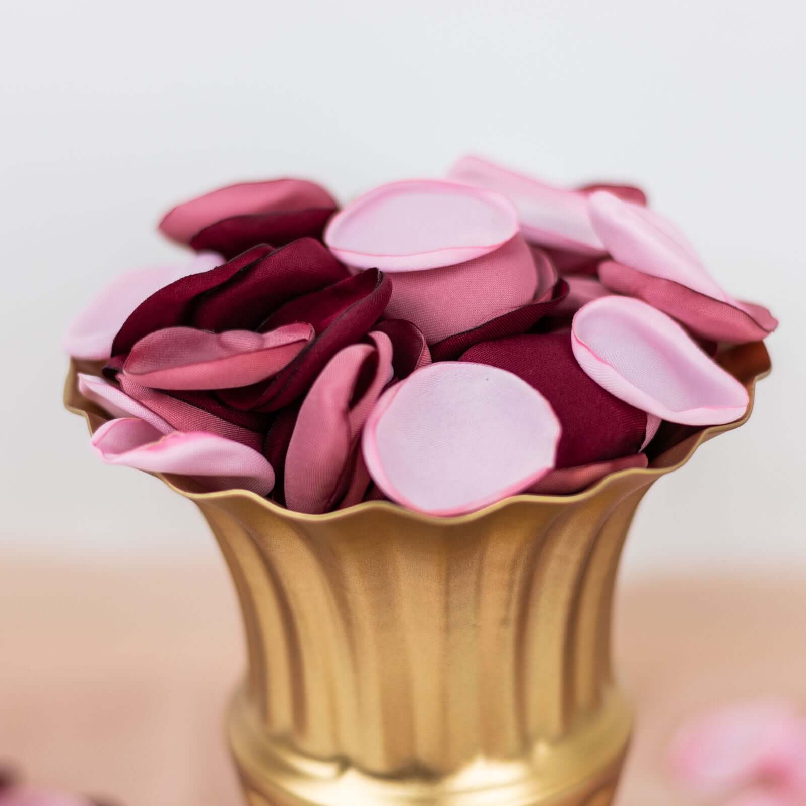 400-Pack Realistic Dusty Rose Silk Rose Petals for Event Decor