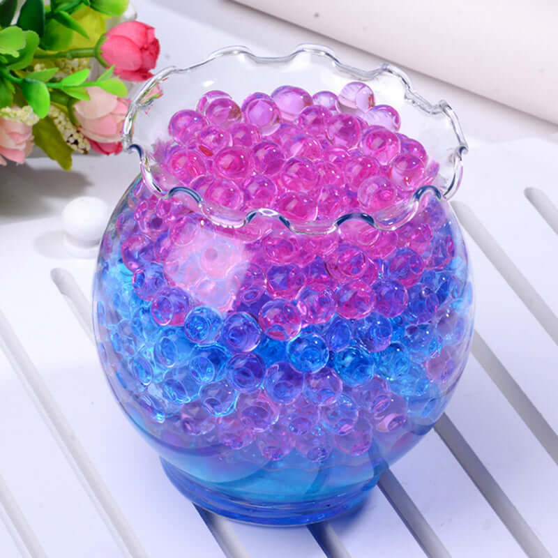 10g Clear Large Nontoxic Water Gel Beads - Ideal Vase Filler for Floating Candles & Floral Displays