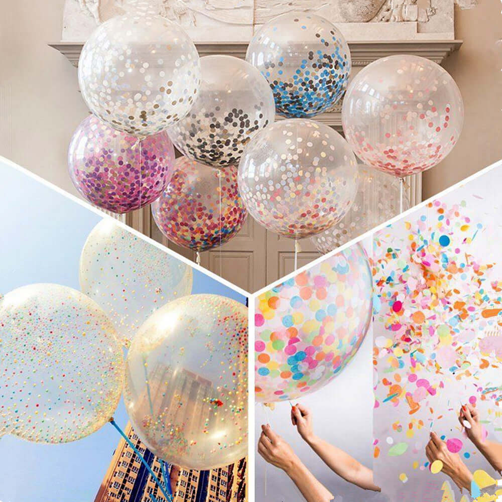 36 Giant Clear Fully Transparent PVC Helium or Air Bubble Balloon