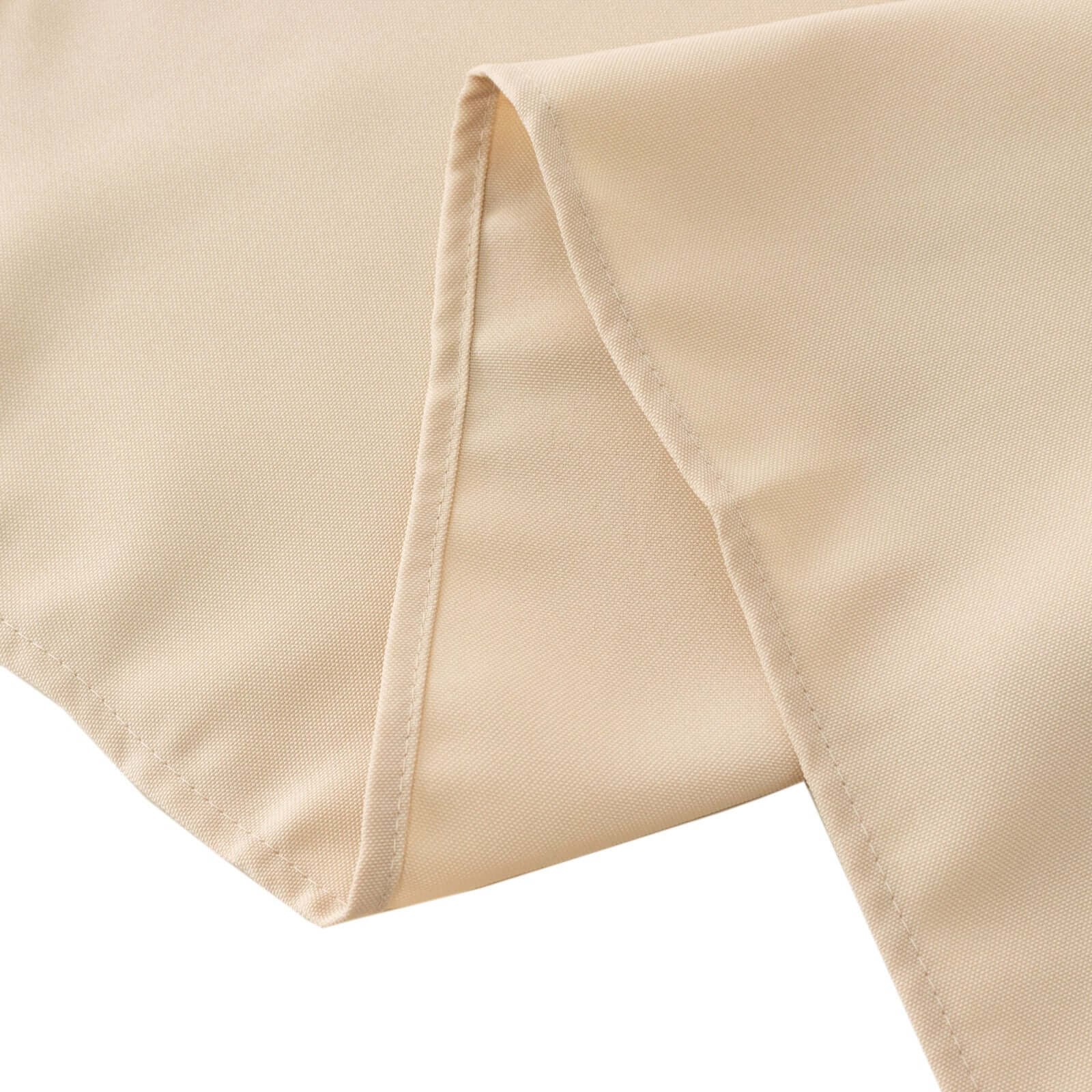 Exclusive Beige 70x70 220GSM Wrinkle-Resistant Polyester Square Tablecloth