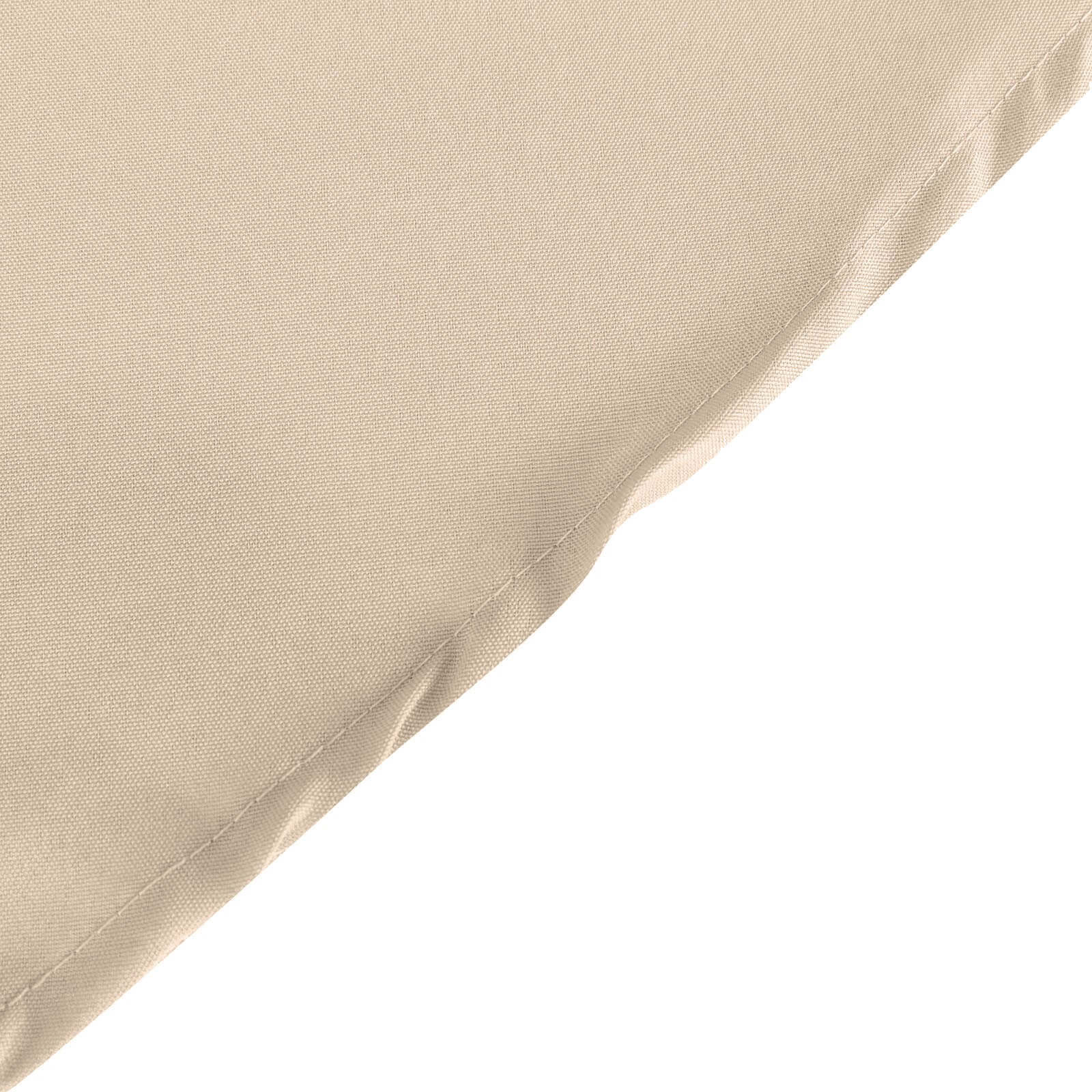 Durable & Wrinkle-Resistant Nude 54x54 Polyester Square Tablecloth - Ideal for Events