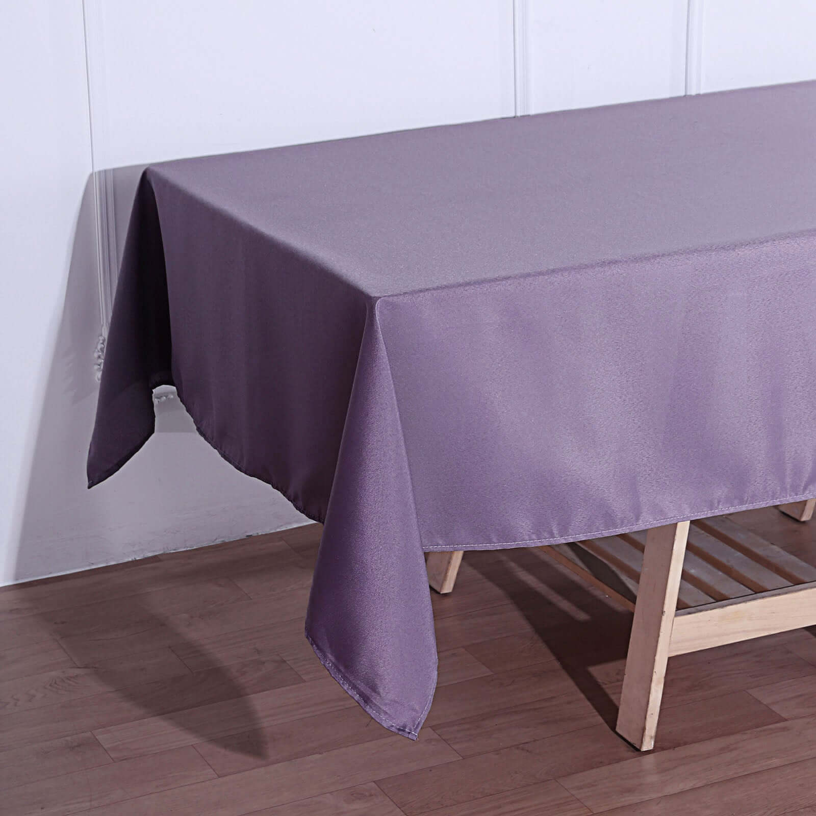 Stylish & Durable Violet Amethyst Polyester 60x102 Rectangle Tablecloth - Great Deal