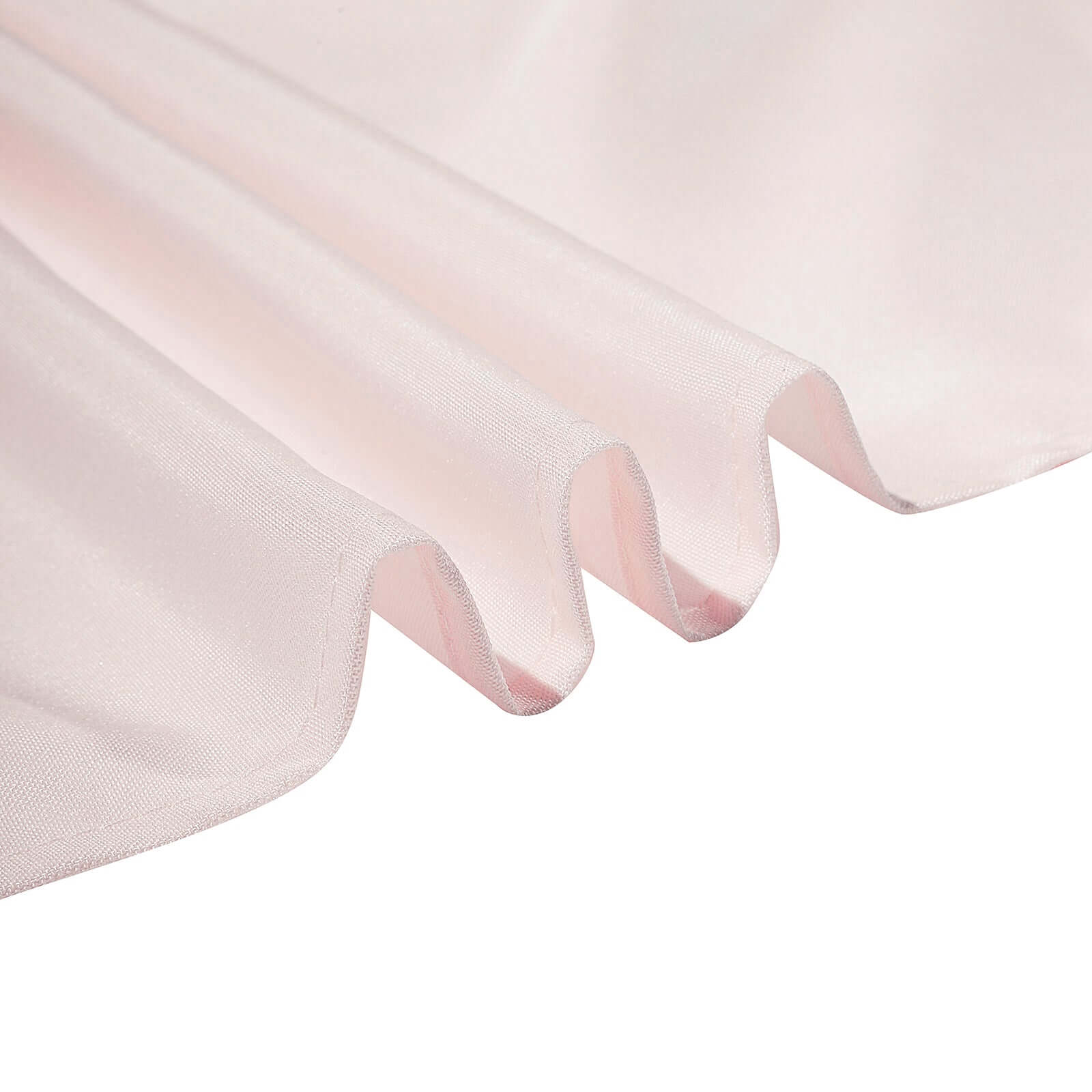 Blush 54x54 Polyester Square Table Overlay - Wrinkle-Resistant & Durable