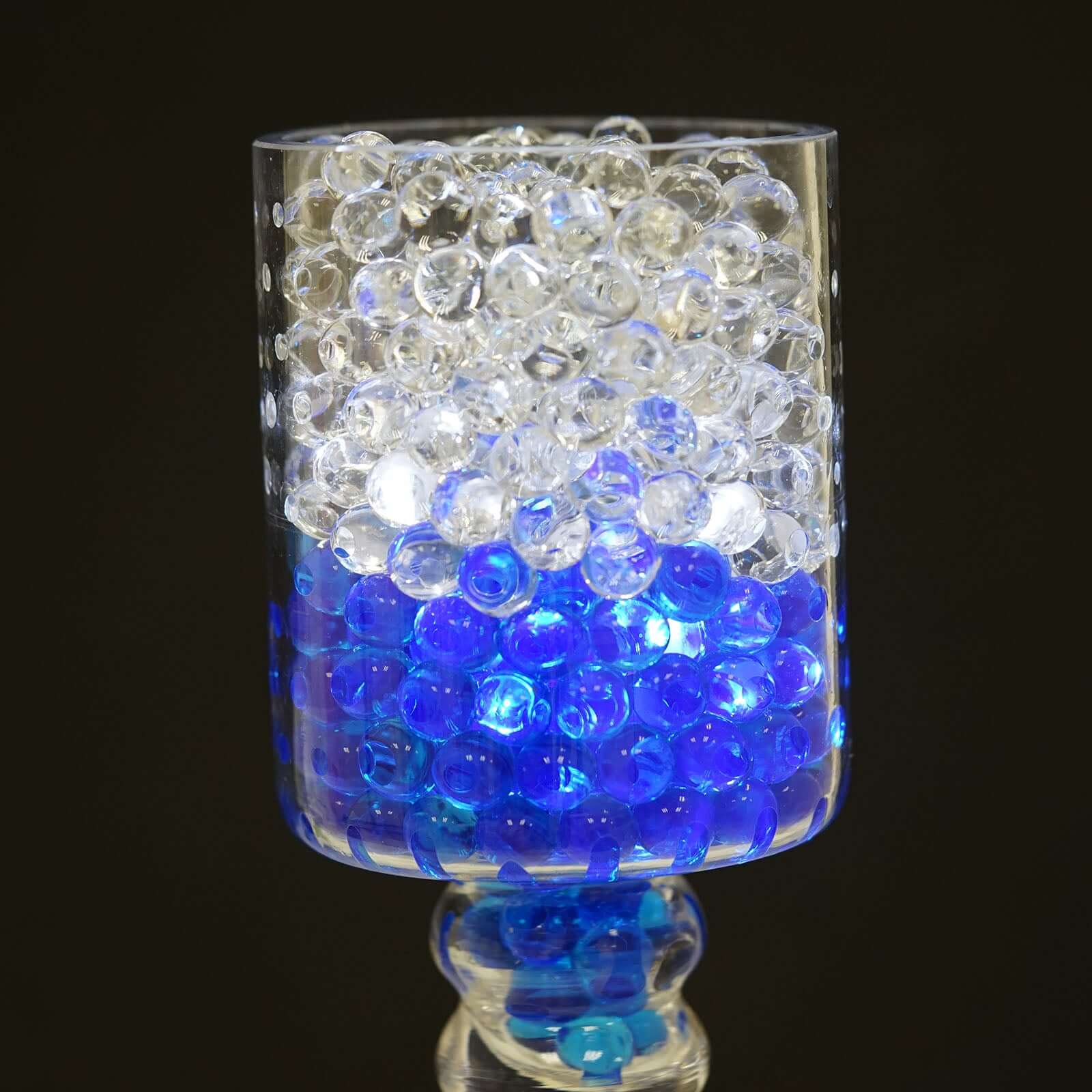 10g Clear Large Nontoxic Water Gel Beads - Ideal Vase Filler for Floating Candles & Floral Displays