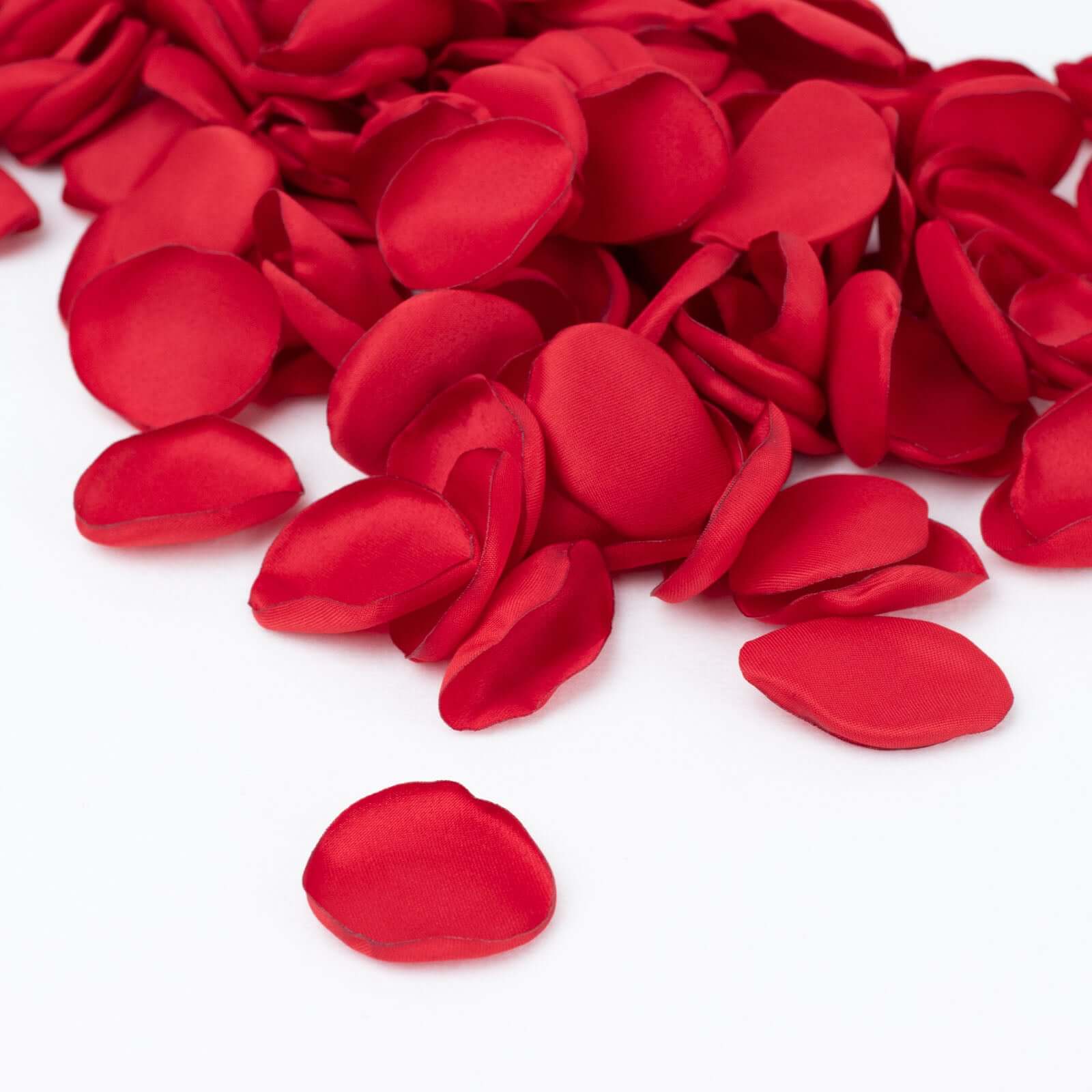 Hot! 400-Pack Red Matte Silk Round Rose Petal Confetti for Event Tables