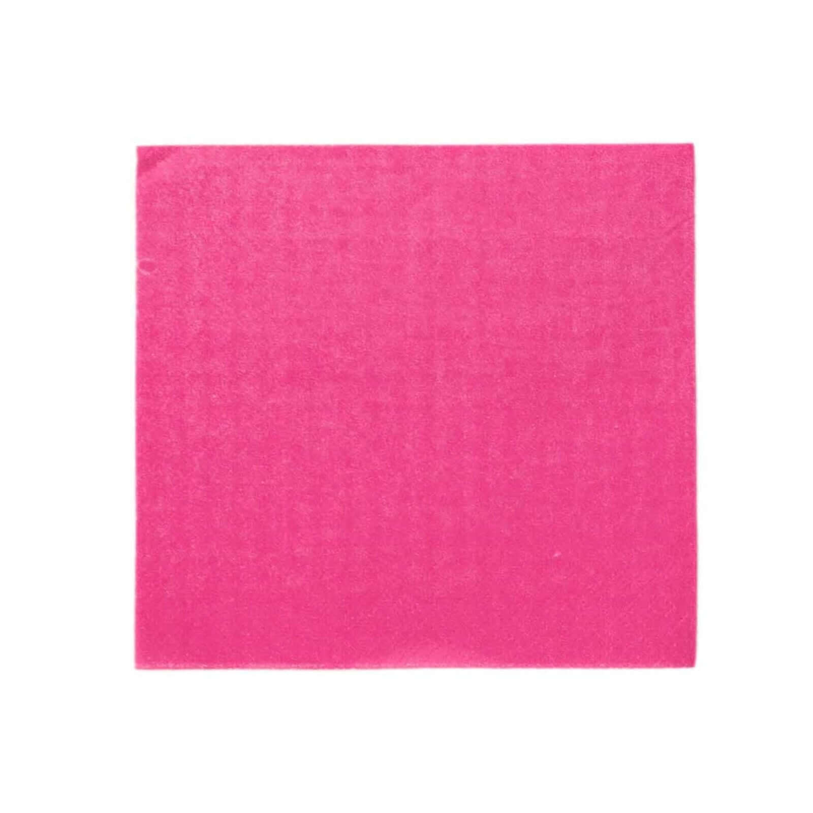 Get 50-Pack Disposable 2-Ply Fuchsia Paper Cocktail Napkins - Soft 18GSM, 5x5 Size