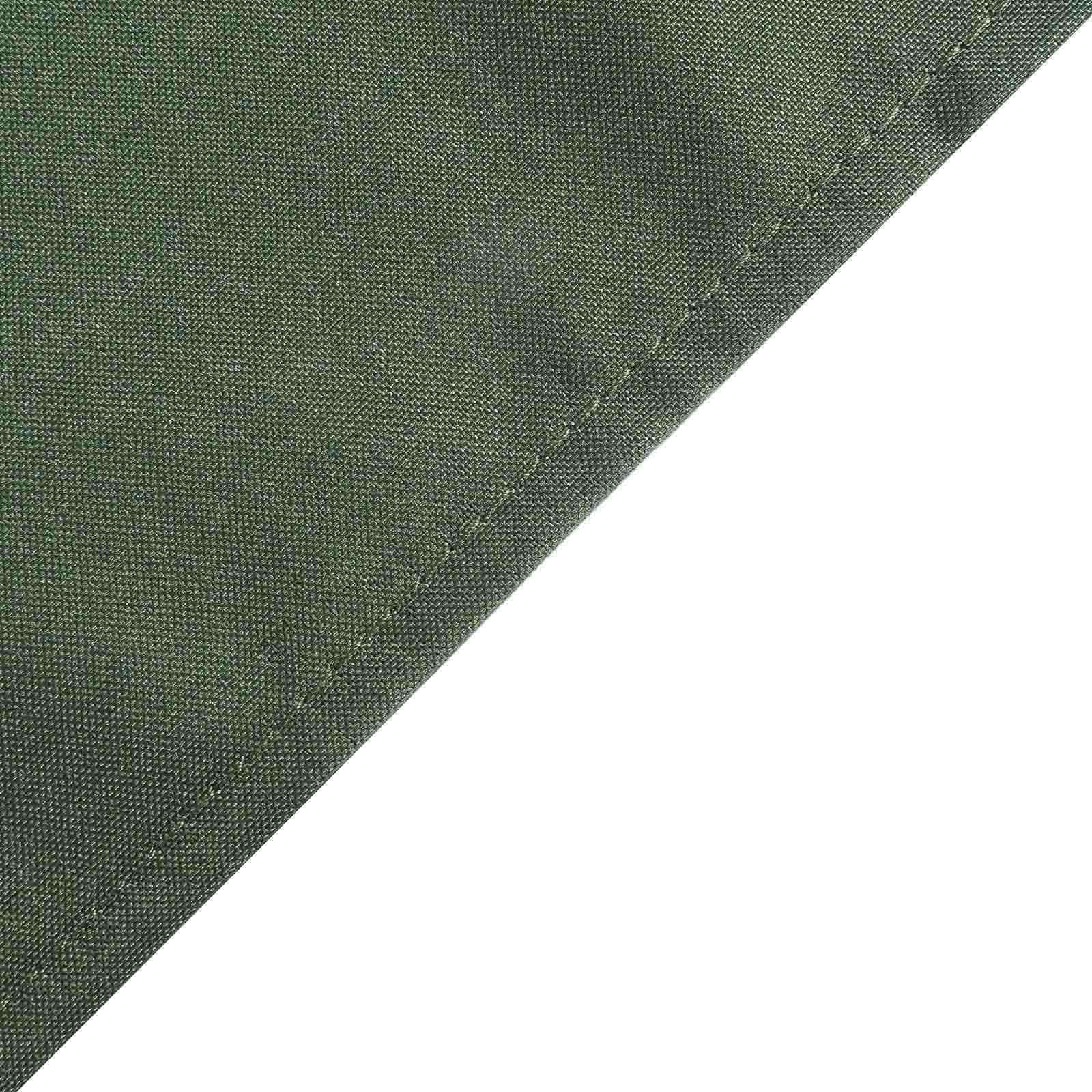 Olive Green 70x70 Wrinkle-Resistant & Durable Polyester Square Table Overlay