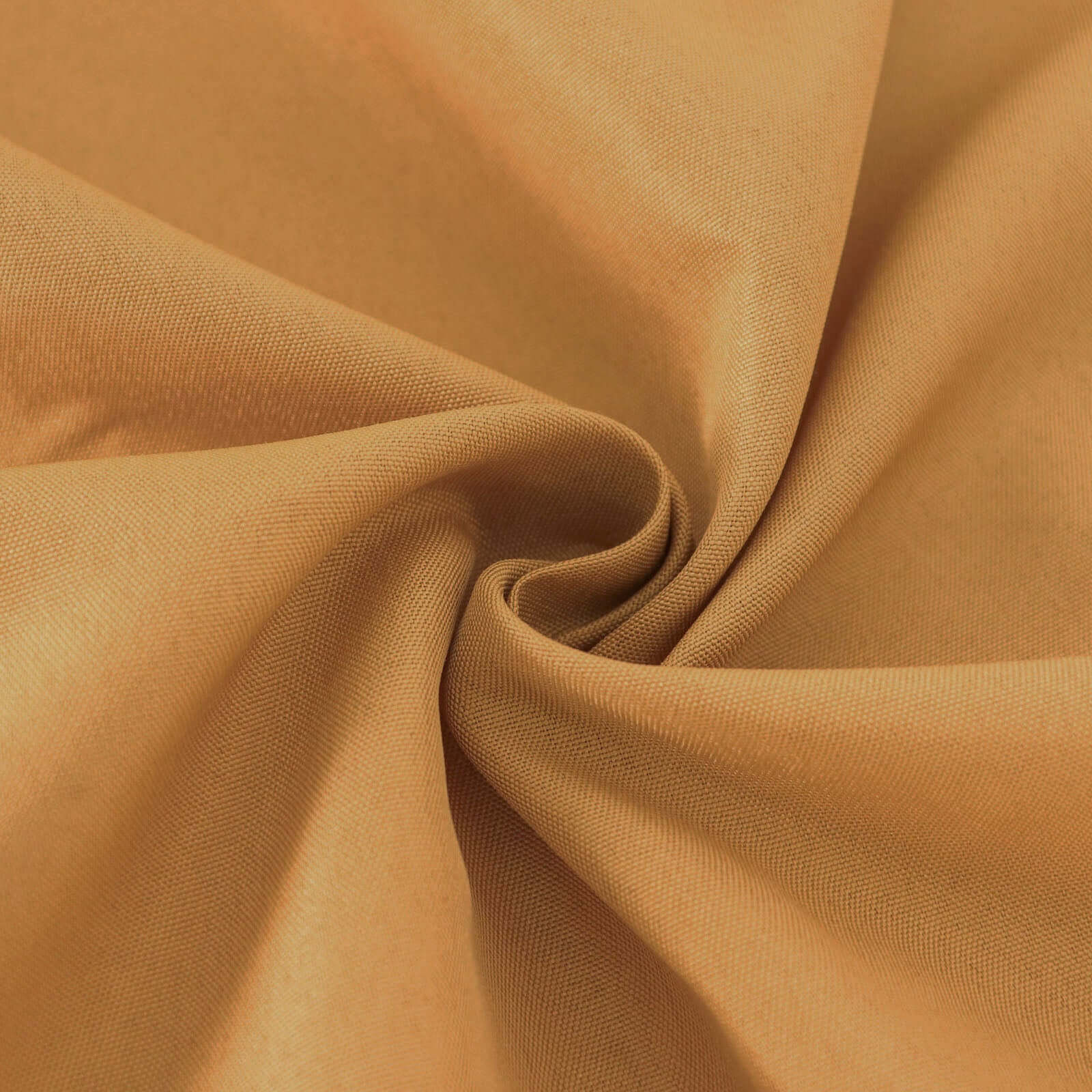 Wrinkle-Resistant Gold Polyester Rectangle Tablecloth 54x96 for Weddings and Events - Easy Care!
