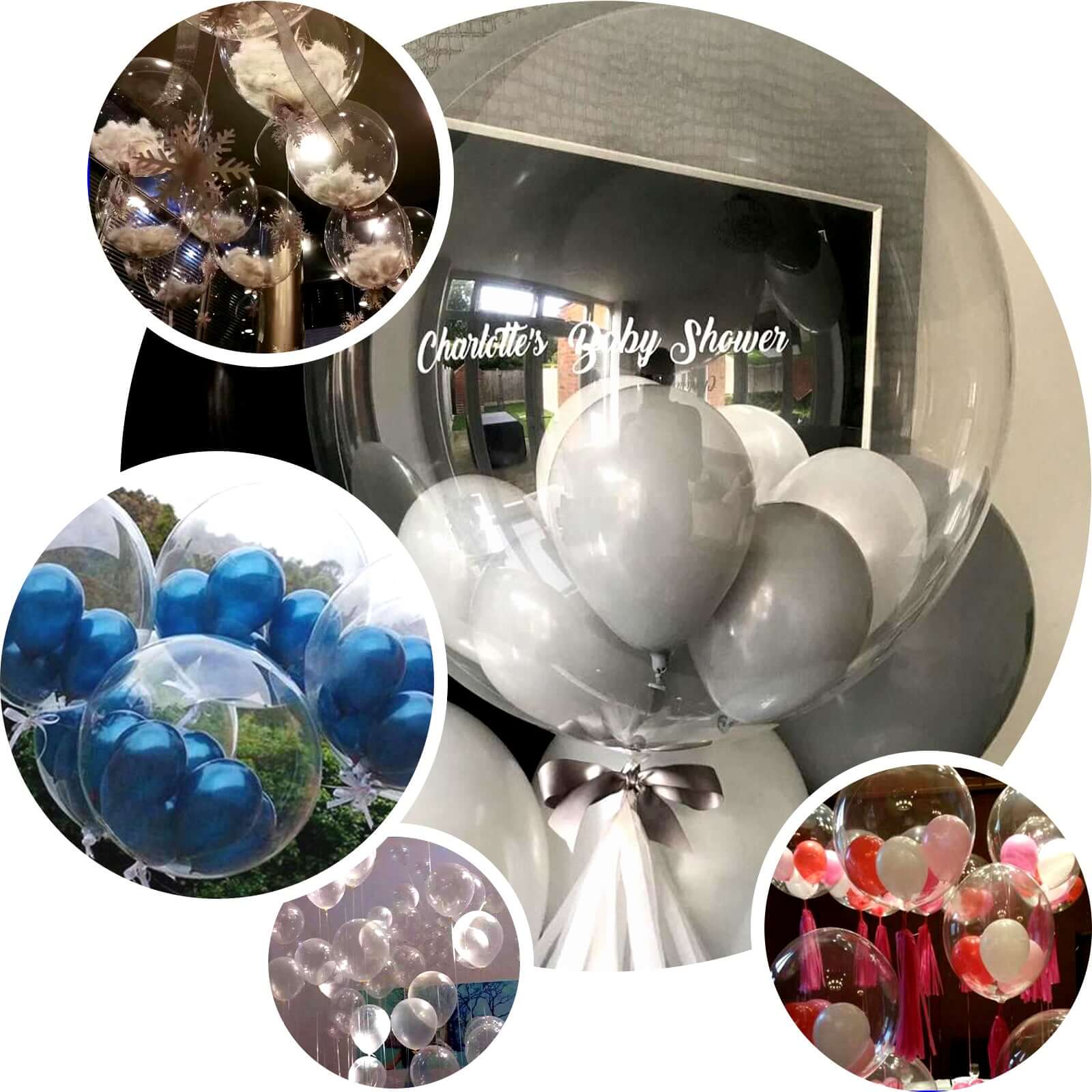 36-Inch Clear PVC Bubble Balloon - Superior Quality