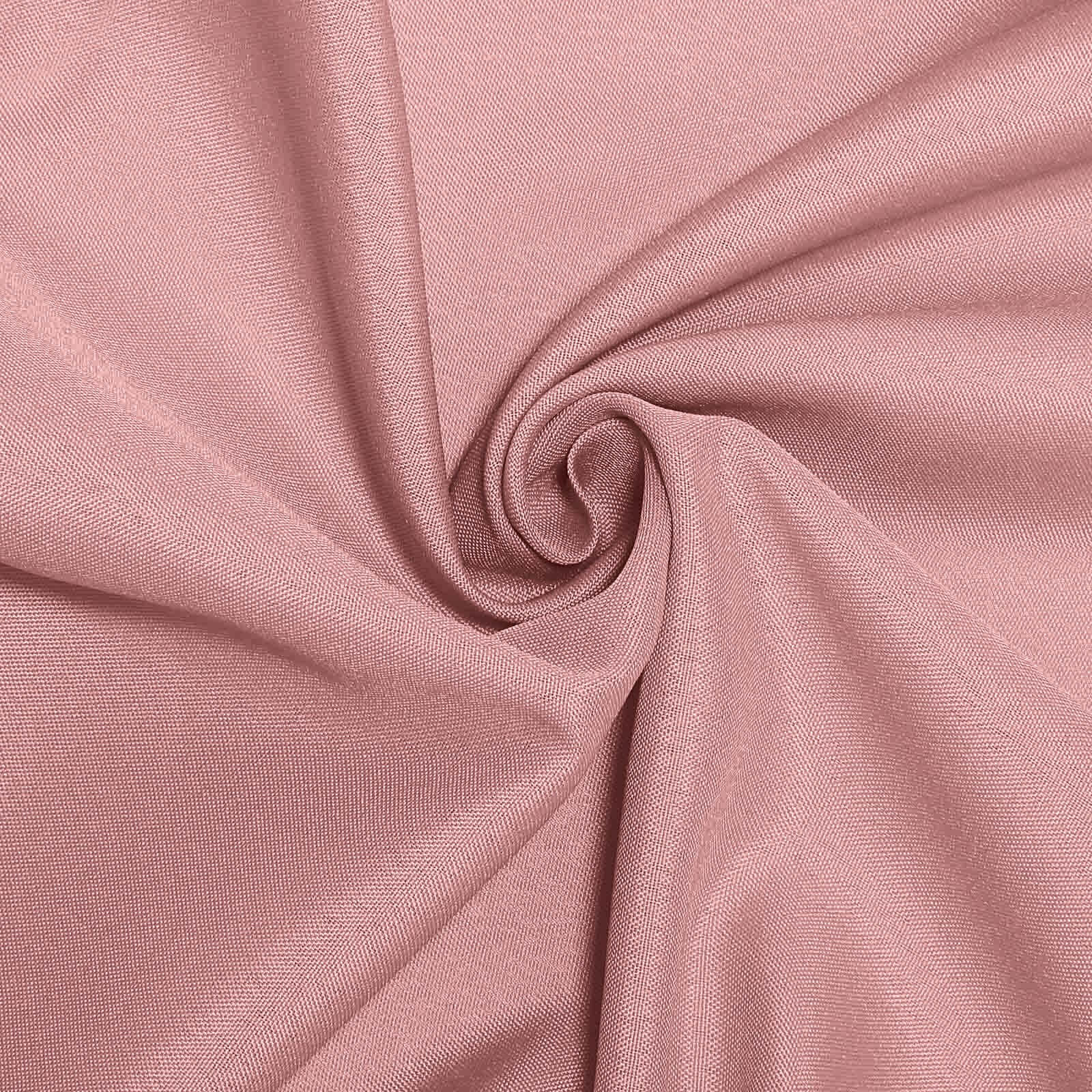 Dusty Rose 90x90 Polyester Square Table Overlay - Wrinkle-Free & Durable