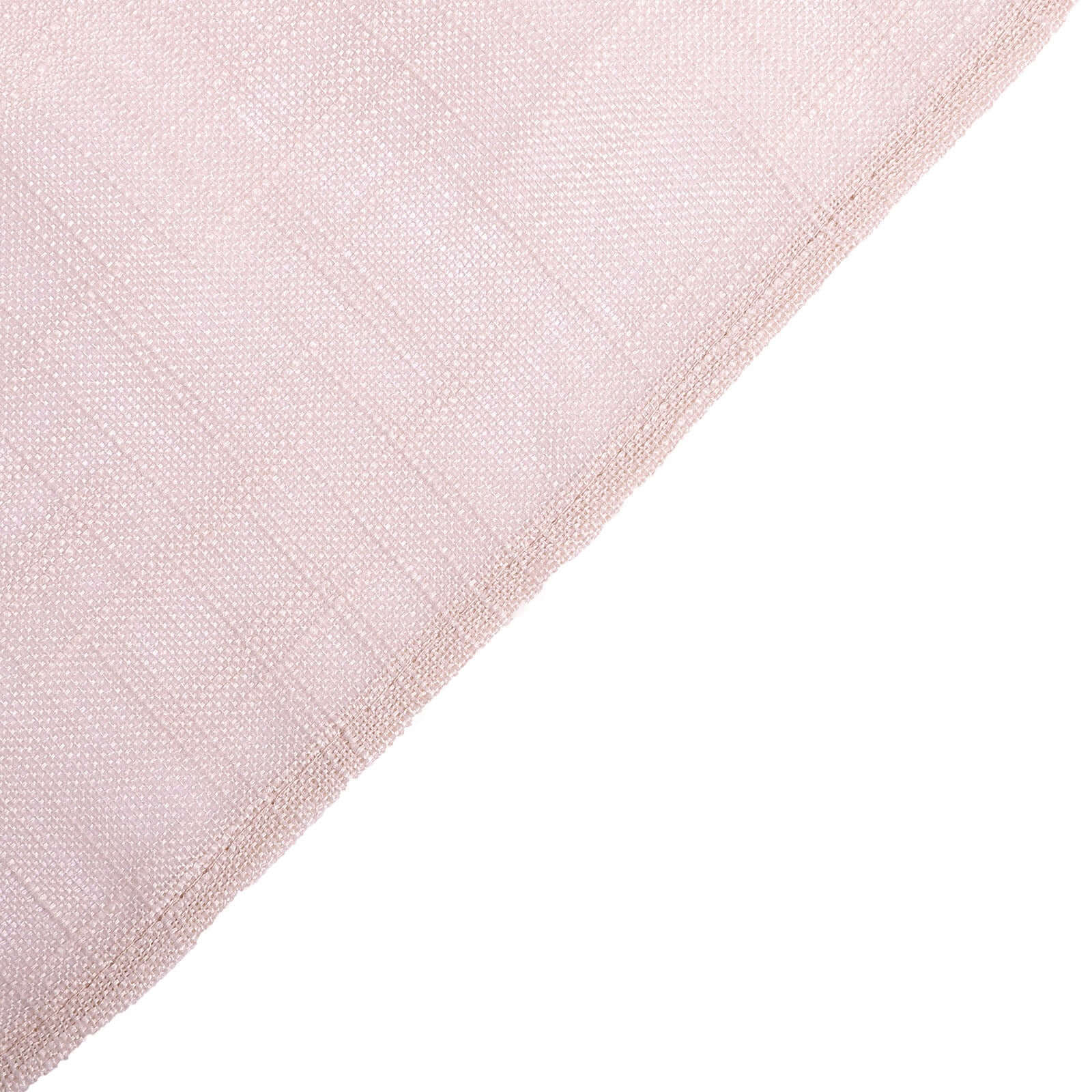 Hot Sale! Blush Seamless Faux Linen Rectangular Tablecloth 90x132 - Wrinkle Resistant