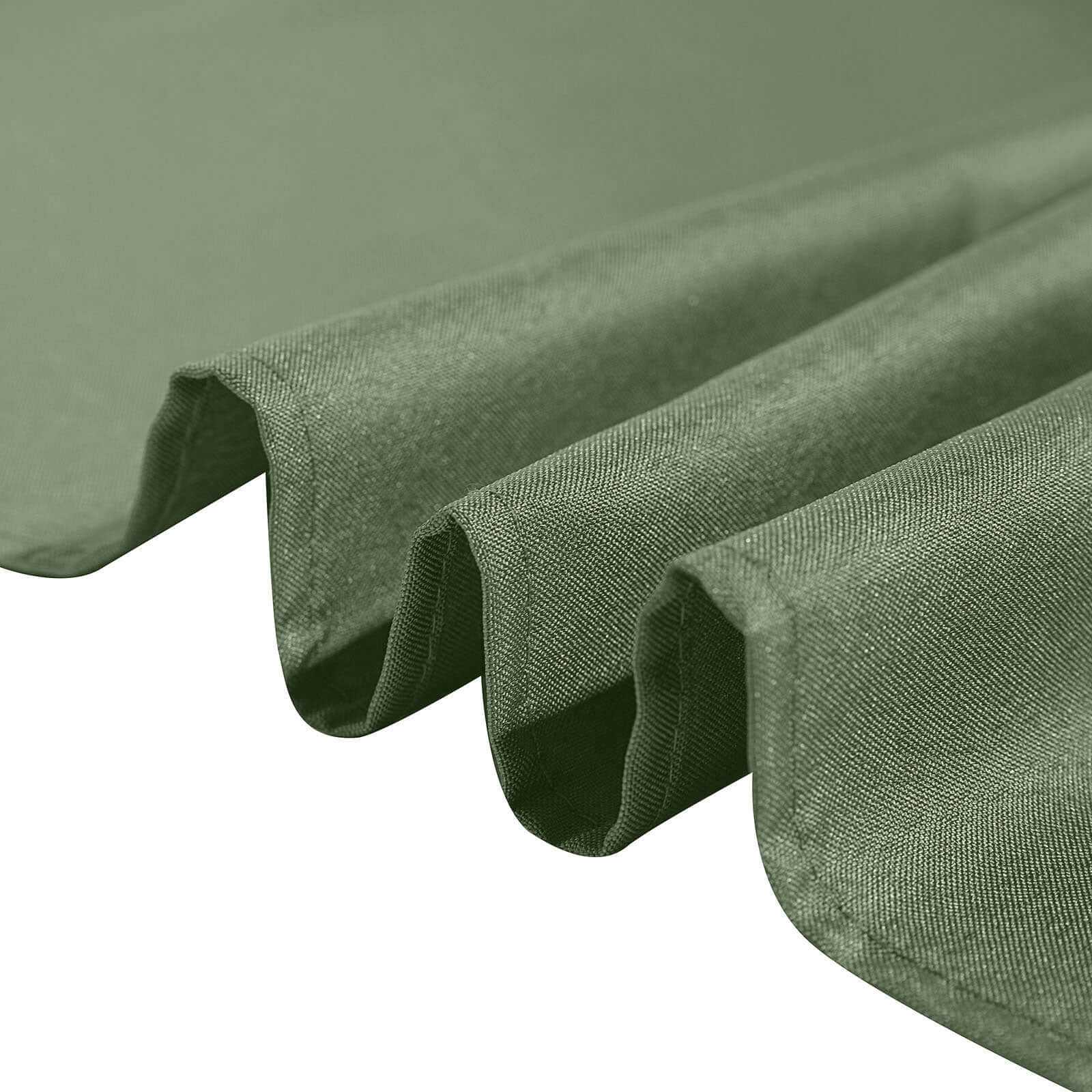 Hot Sale! Olive Green 100% Polyester Seamless Wrinkle-Resistant Rectangle Tablecloth 90x132