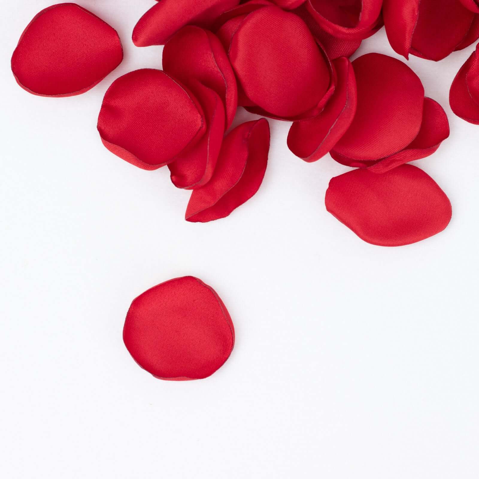 Hot! 400-Pack Red Matte Silk Round Rose Petal Confetti for Event Tables