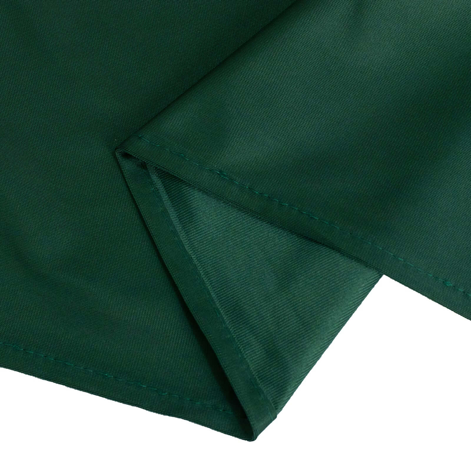 Hot Deal! Premium Wrinkle & Stain-Free 70x70 Scuba Table Overlay in Hunter Emerald Green